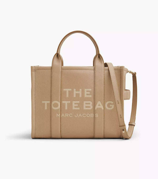 Marc Jacobs The Leather Medium Tote Bag - Camel – Kanadadan Kapına