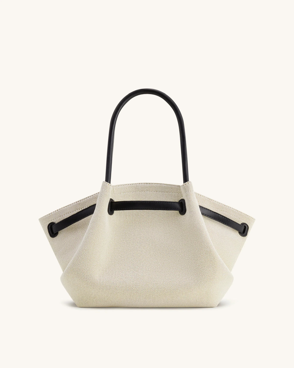 JW PEI Hana Medium Tote Bag - Black Canvas