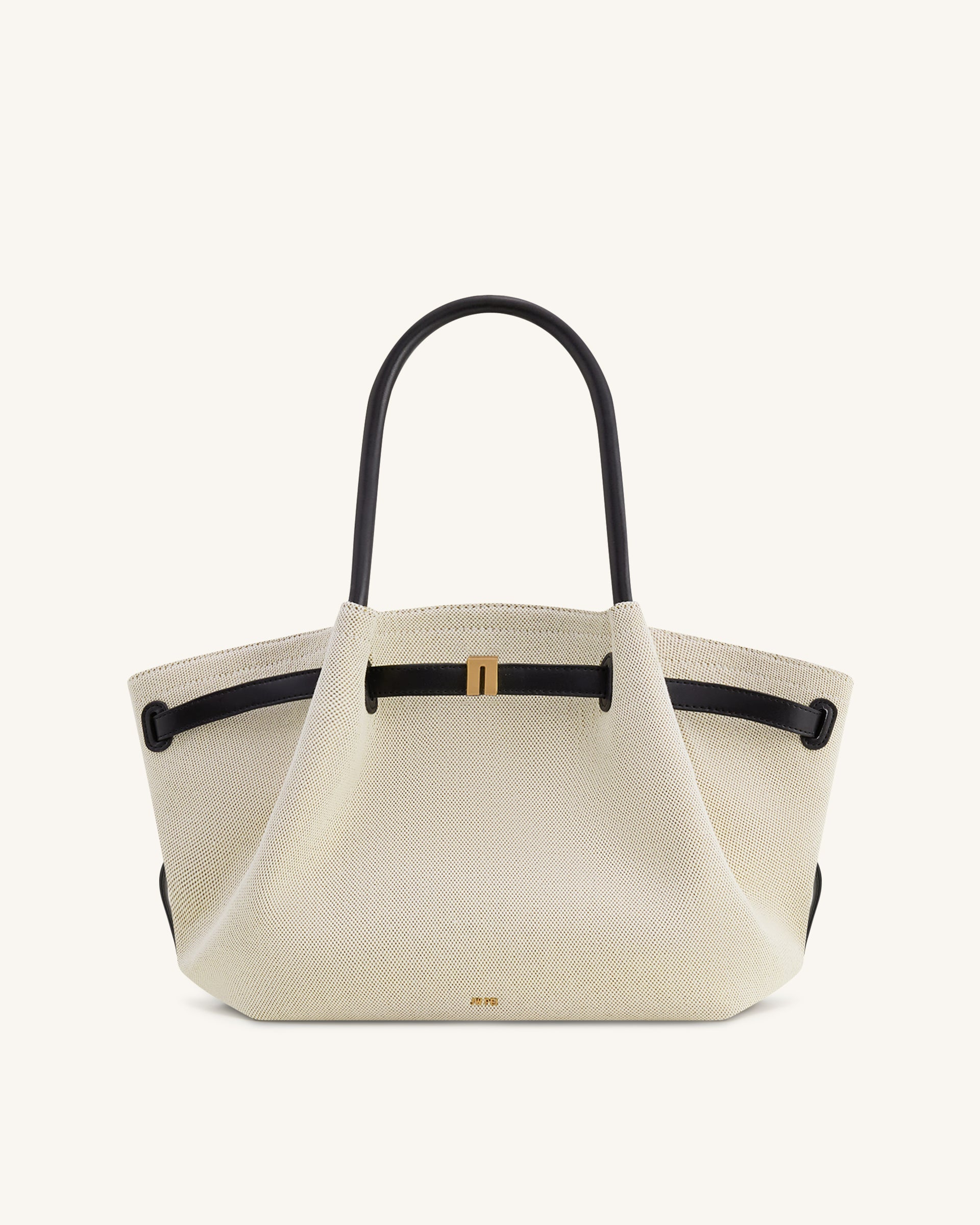 JW PEI Hana Medium Tote Bag - Black Canvas