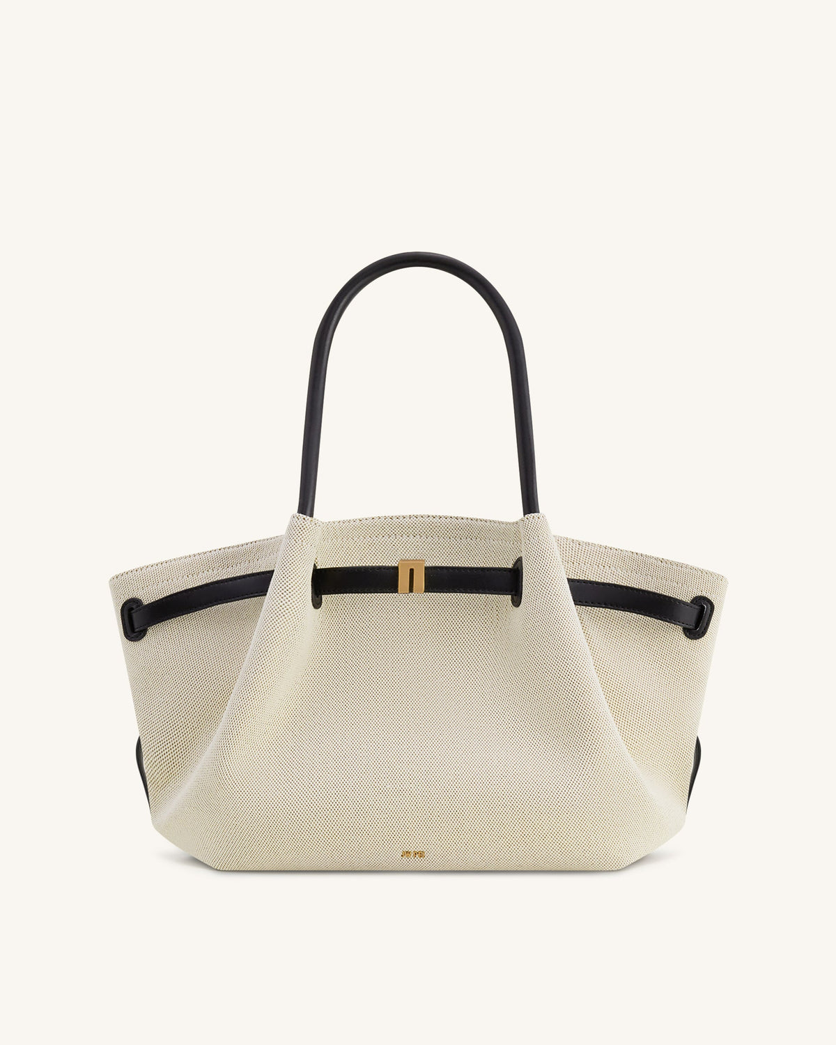 JW PEI Hana Medium Tote Bag - Black Canvas