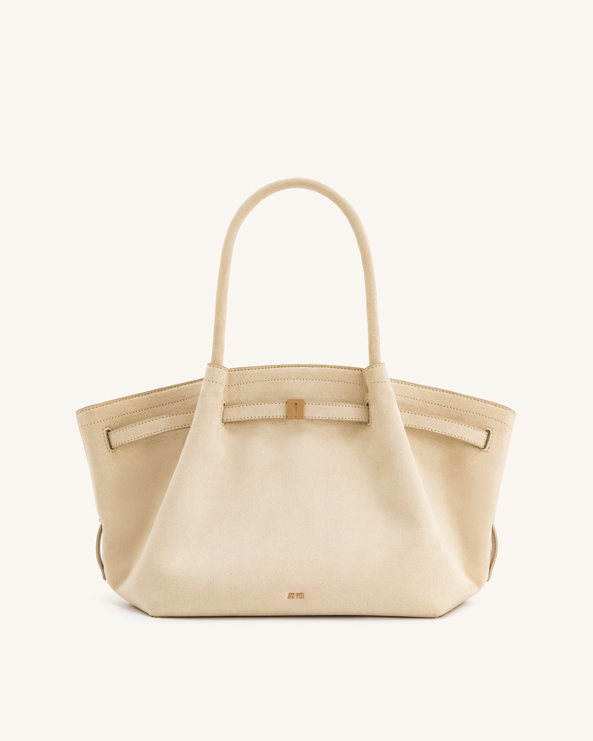 JW PEI Hana Medium Faux Suede Tote Bag - Off White – Kanadadan Kapına