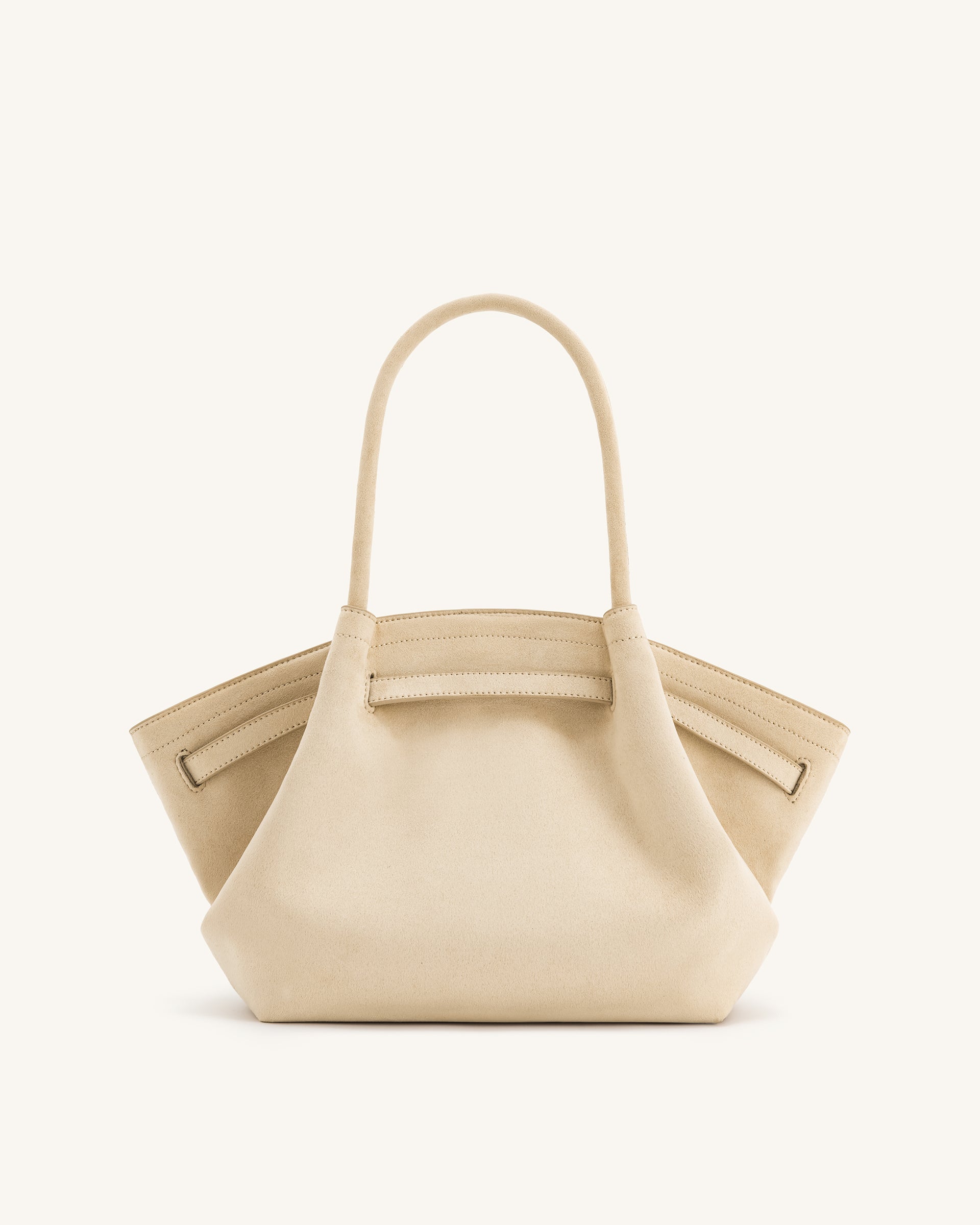 JW PEI Hana Medium Faux Suede Tote Bag - Off White – Kanadadan Kapına