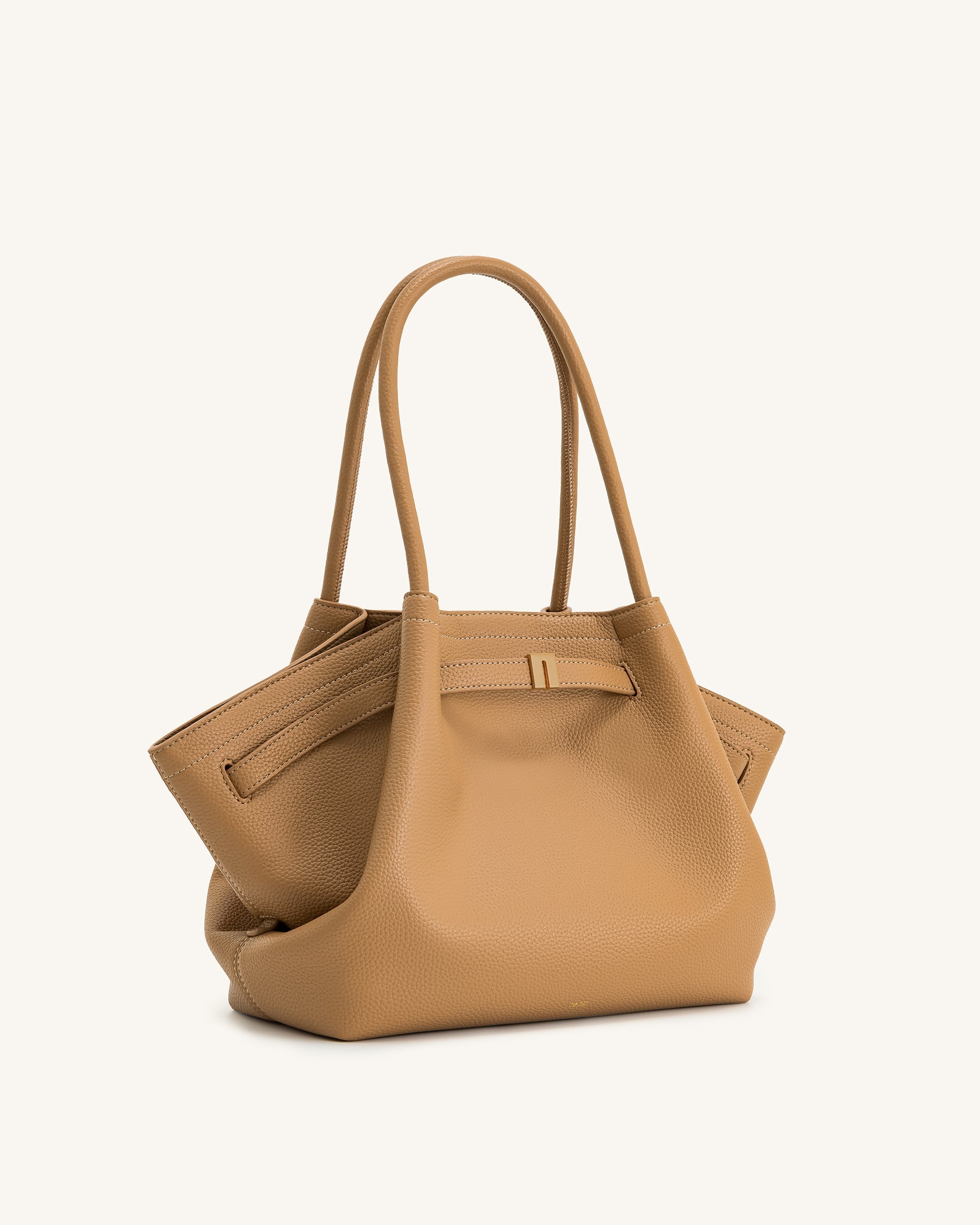ヒデ0823 JW PEI Hana Medium Tote Bag - Latte Color – Kanadadan Kapına
