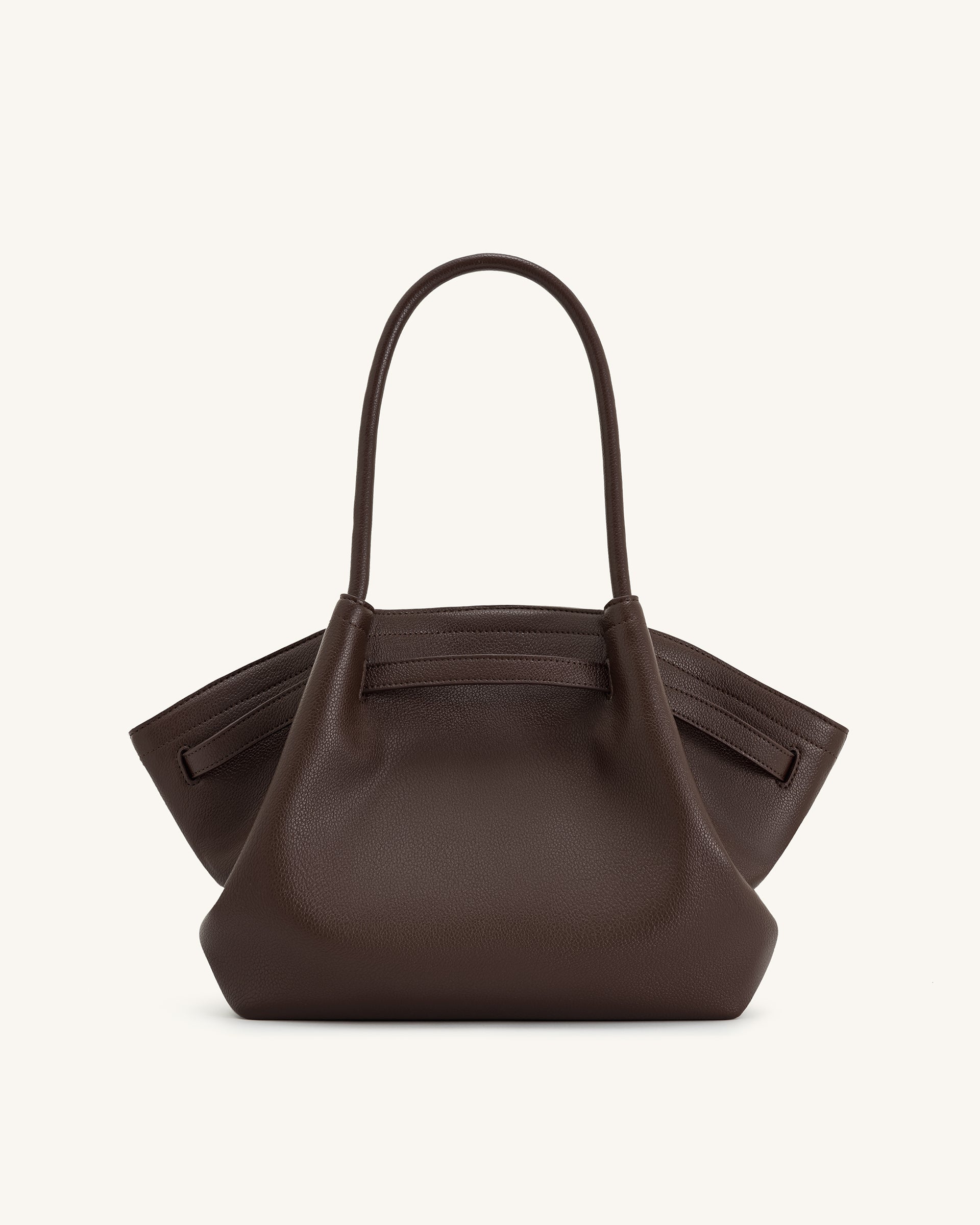 ポップコーンバック　JW PEI JW PEI Hana Medium Tote Bag - Dark Brown – Kanadadan Kapına