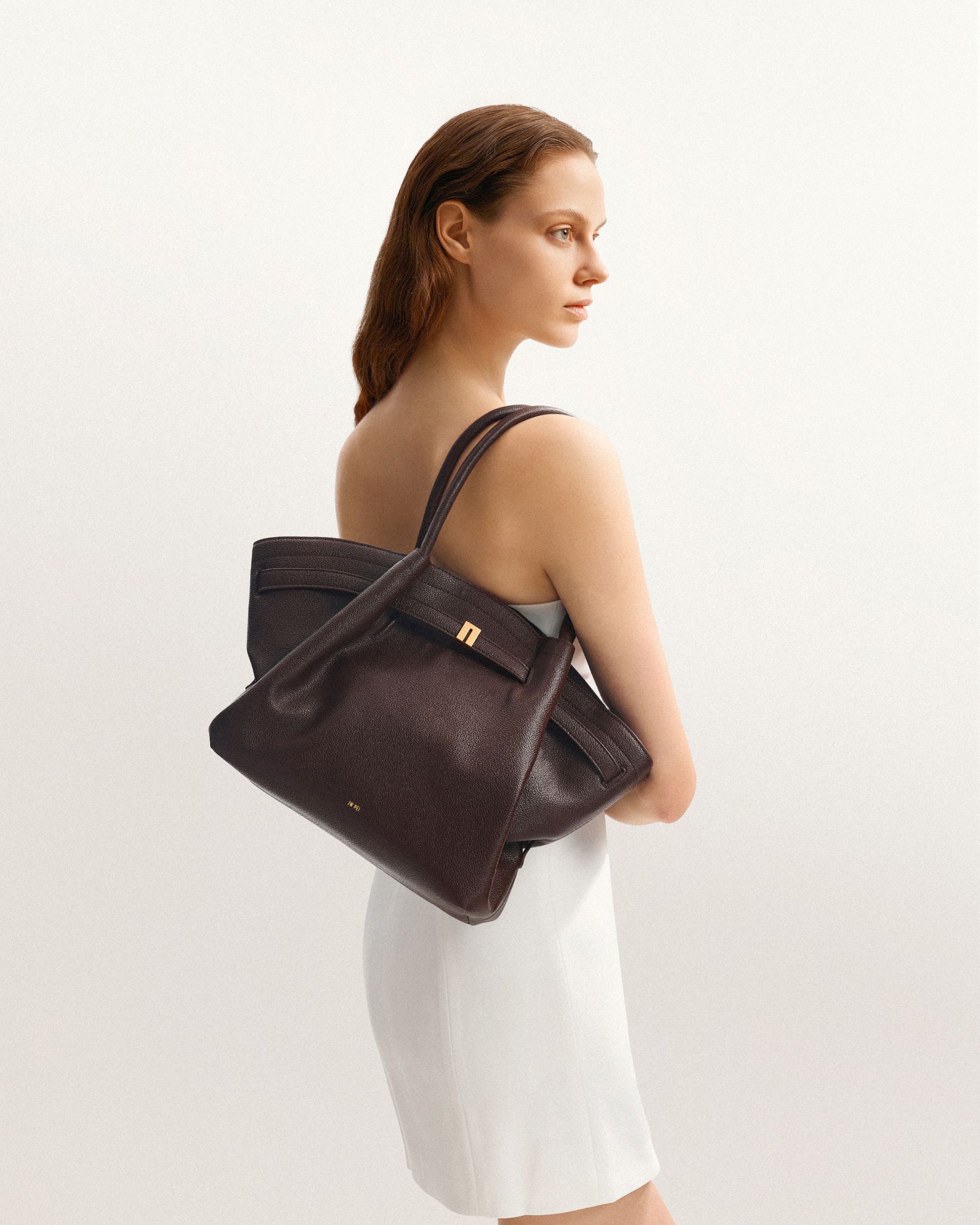 JW PEI Hana Medium Tote Bag - Dark Brown – Kanadadan Kapına