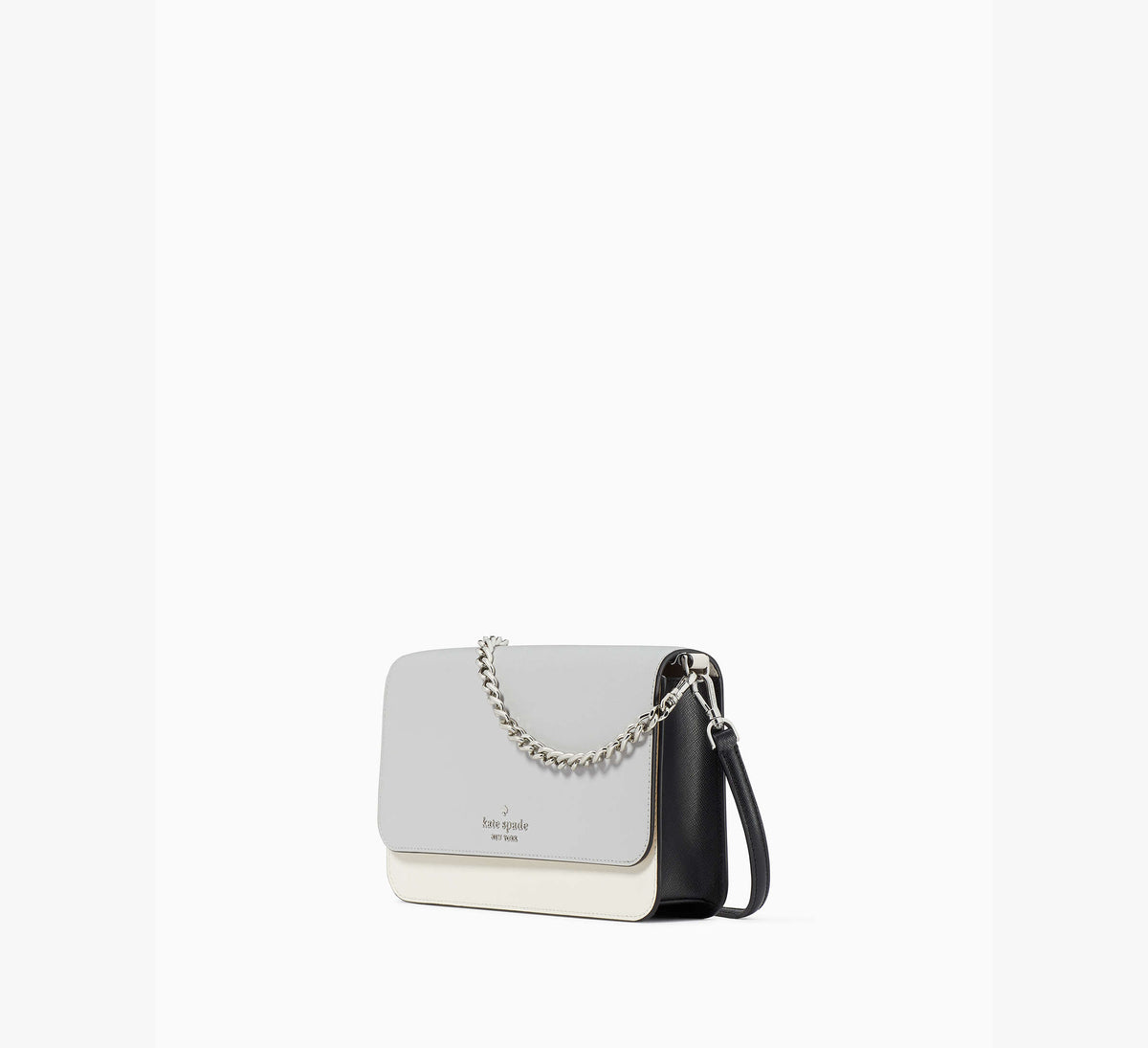 Kate Spade Madison Willow Convertible Crossbody - Platinum Grey Multi