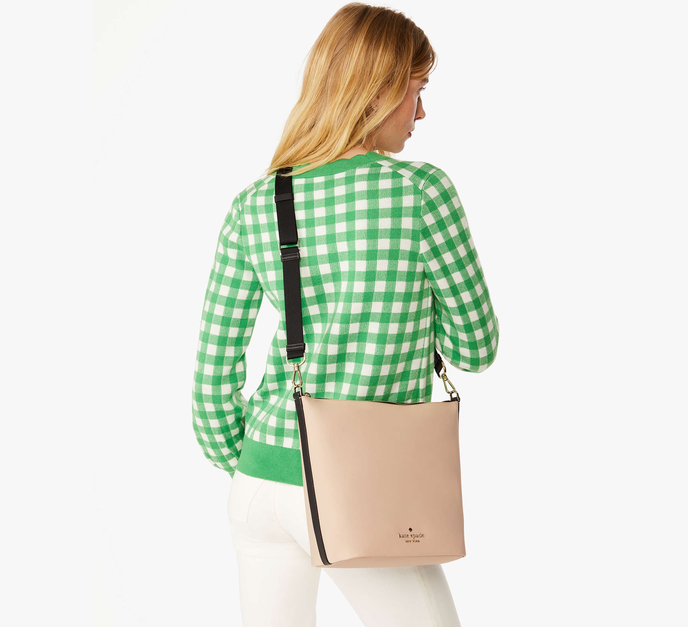 Kate Spade Chelsea Large Duffle Crossbody - Warm Beige Multi