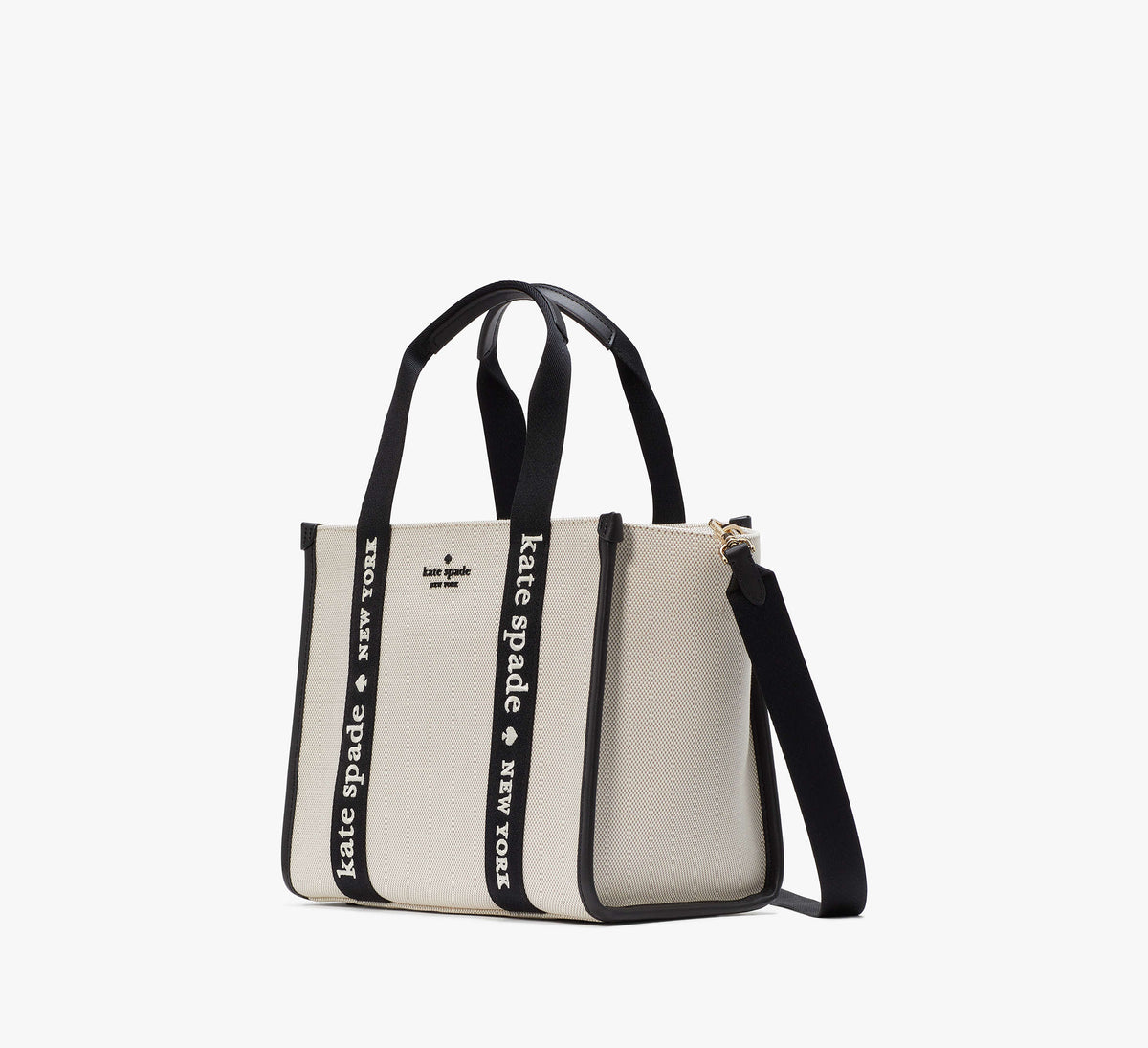 Kate Spade Kip Canvas Small Tote -Natural Multi