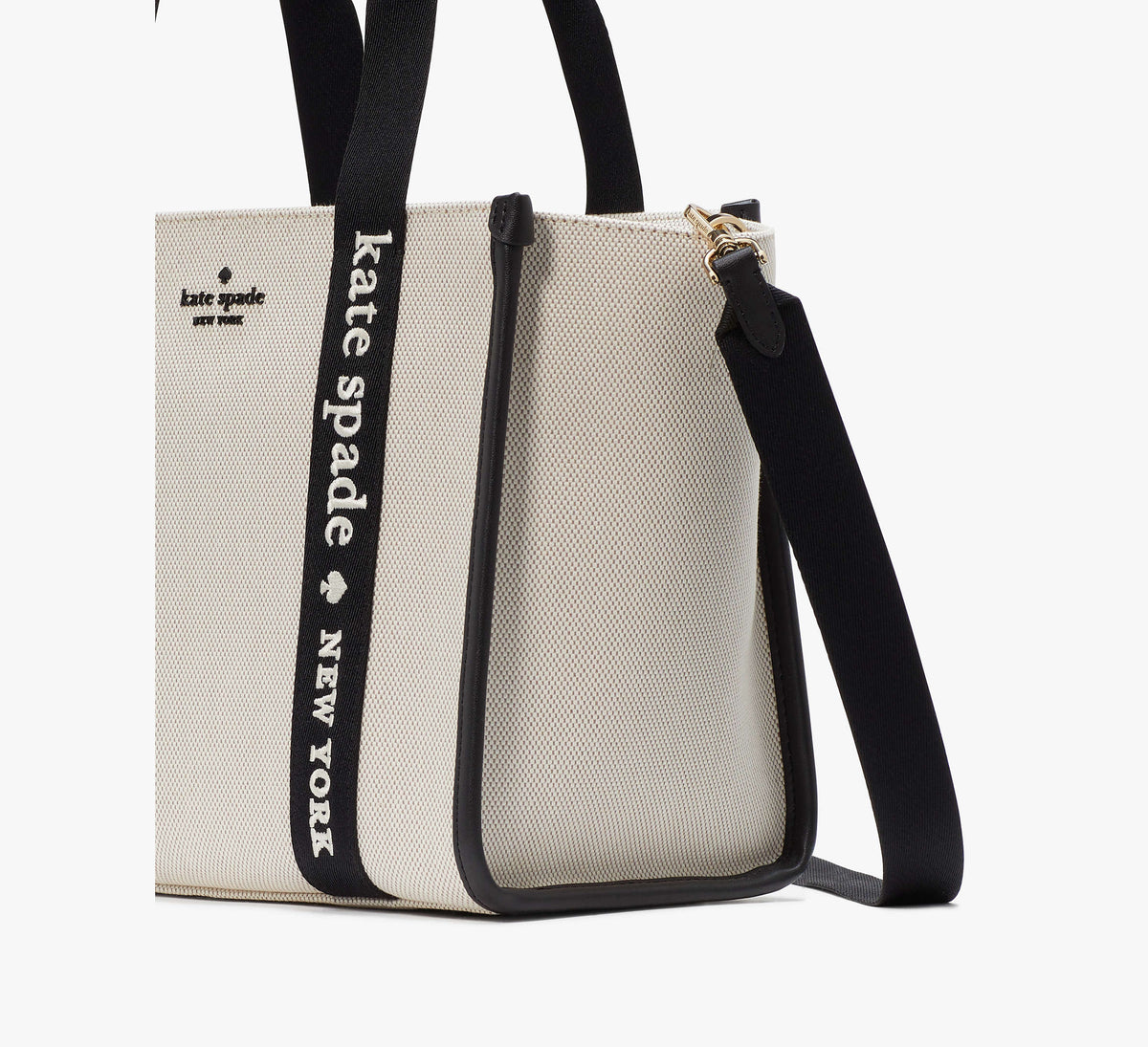 Kate Spade Kip Canvas Small Tote -Natural Multi