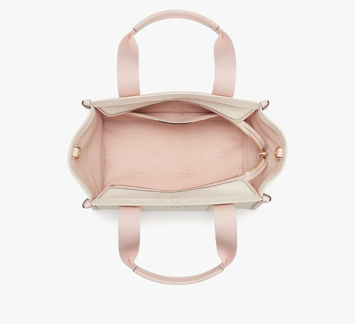 Kate Spade Kip Canvas Small Tote -Rose Smoke Multi