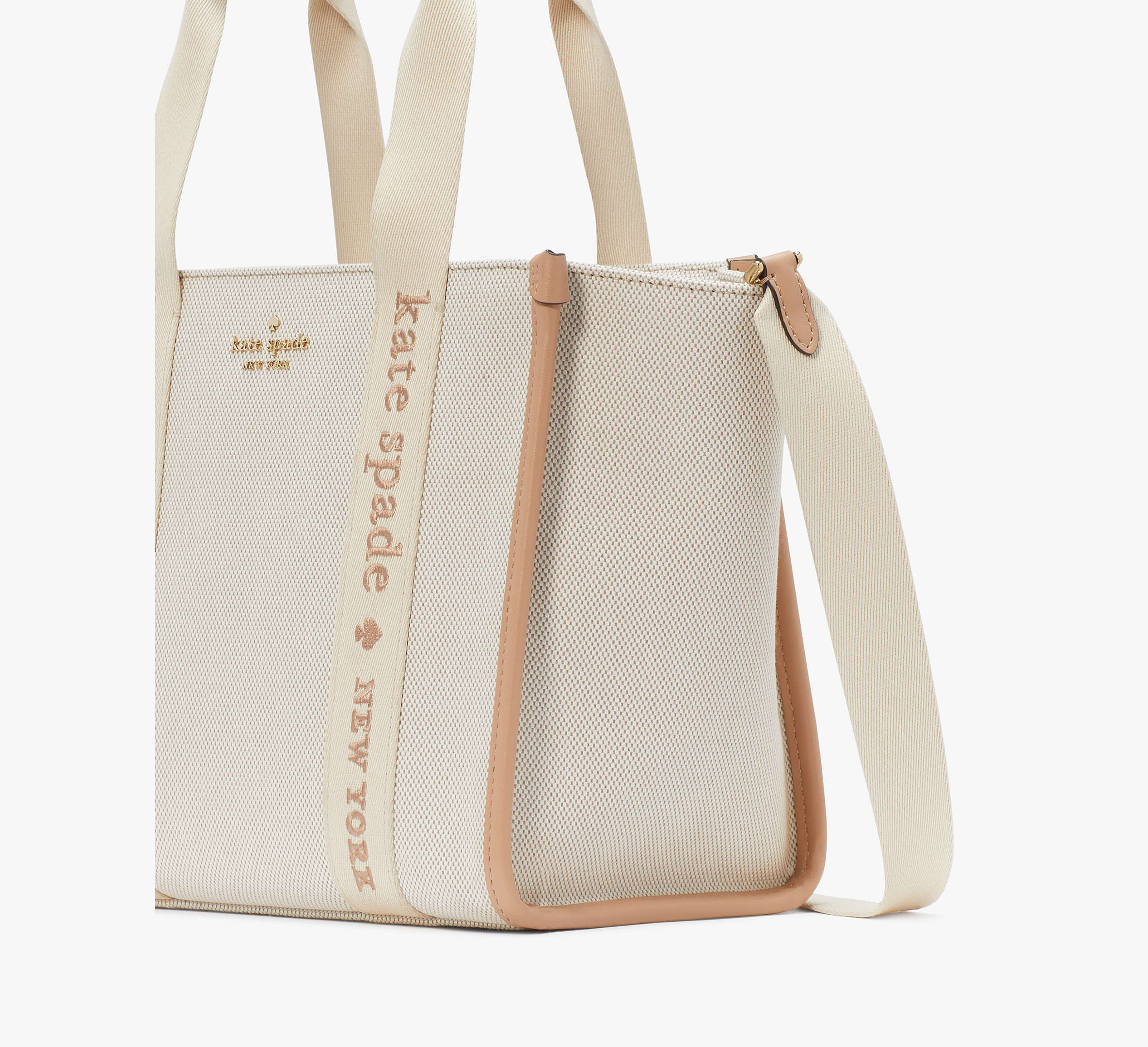 Kate Spade Kip Canvas Small Tote -Light Fawn Multi – Kanadadan Kapına Kate Spade Kip Canvas Small Tote -Light Fawn Multi – Kanadadan Kapına