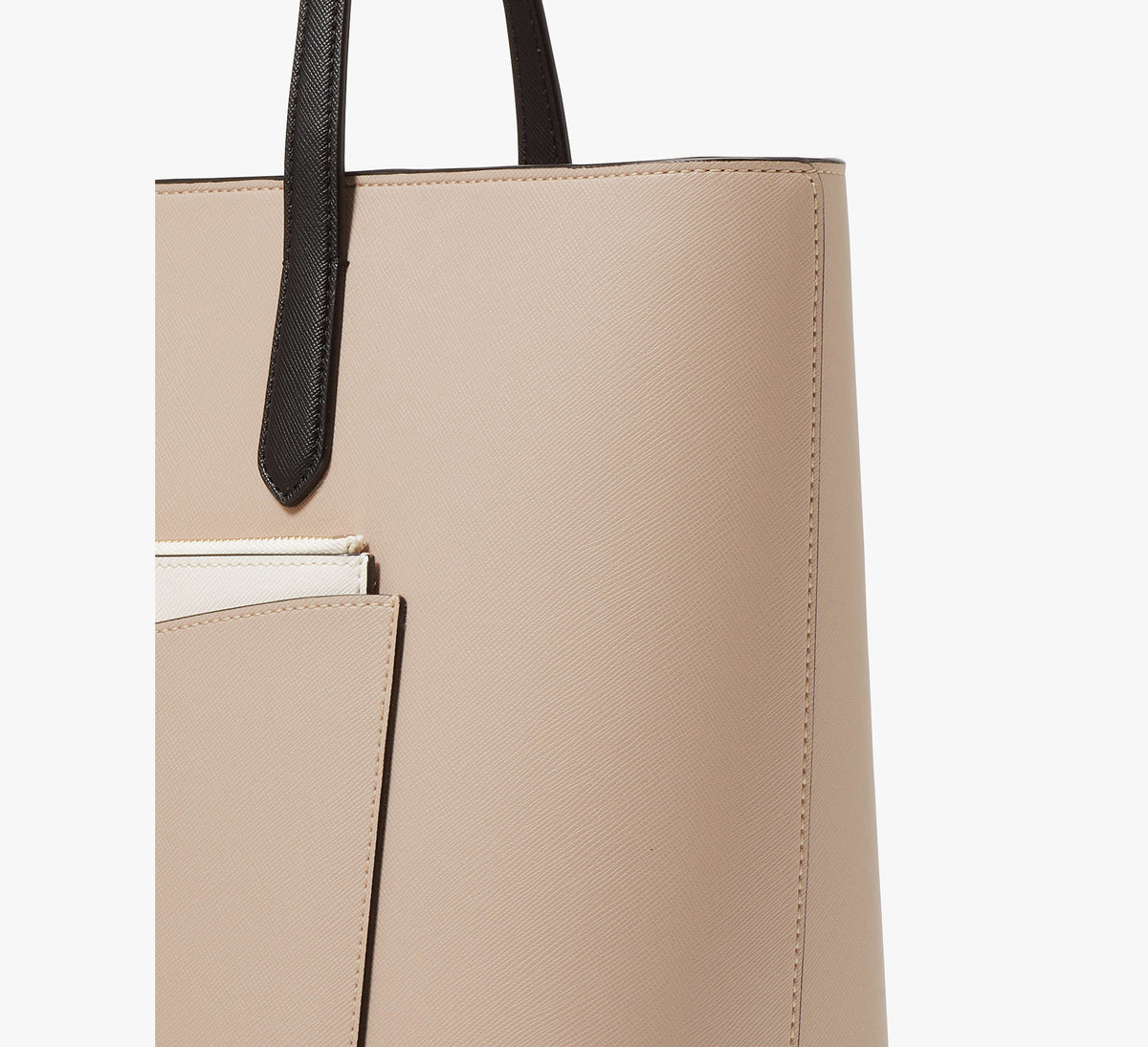 Kate Spade Staci Colorblock Leather Large Tote Set -Warm Beige Multi
