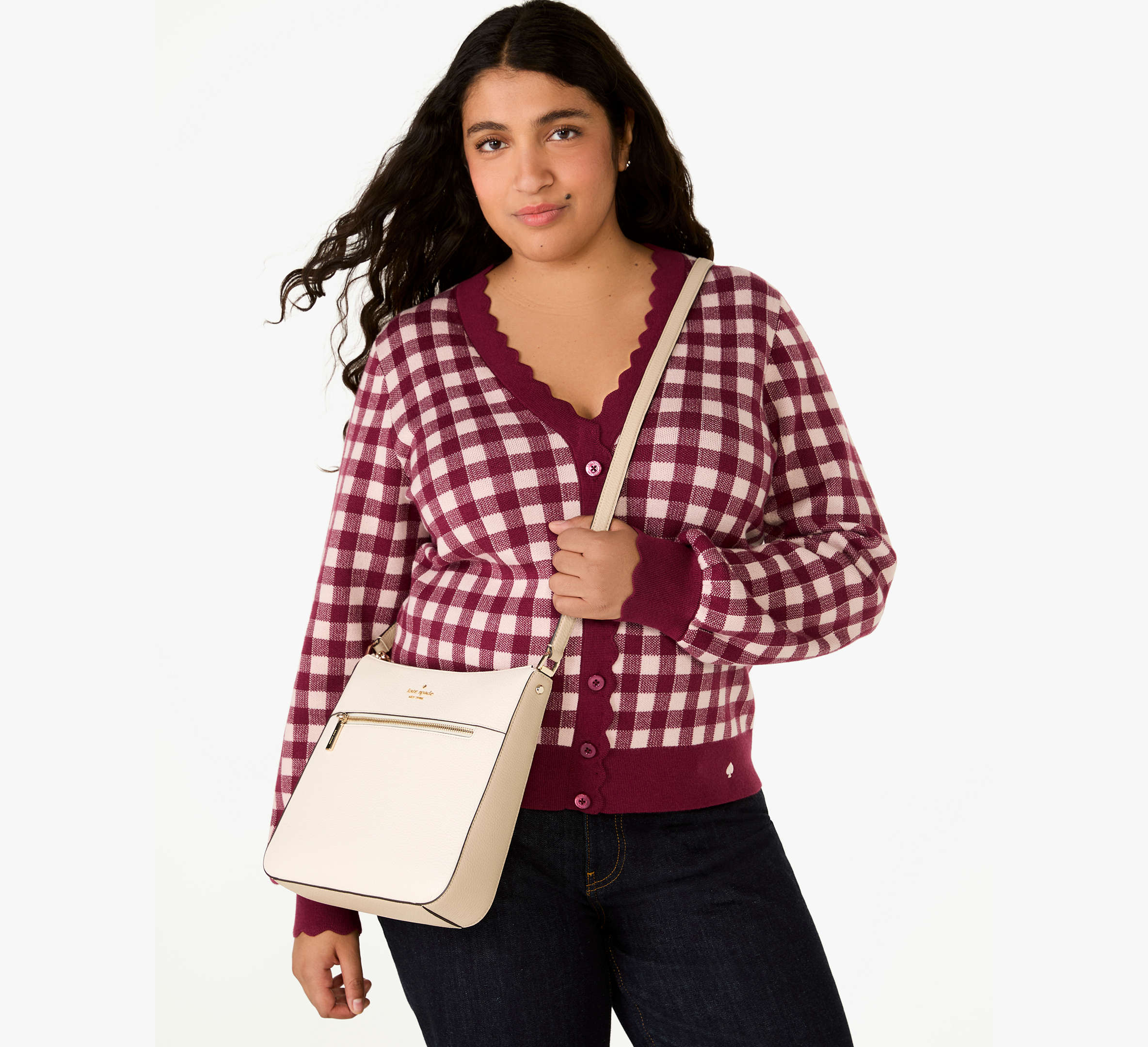 Kate Spade Lena Colorblock Large Swingpack Crossbody - Light Sand Multi