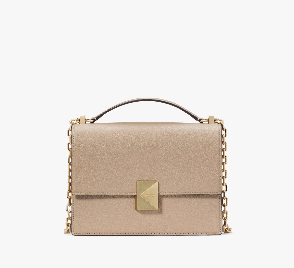 Kate Spade Deco Chain Shoulder Bag -Timeless Taupe