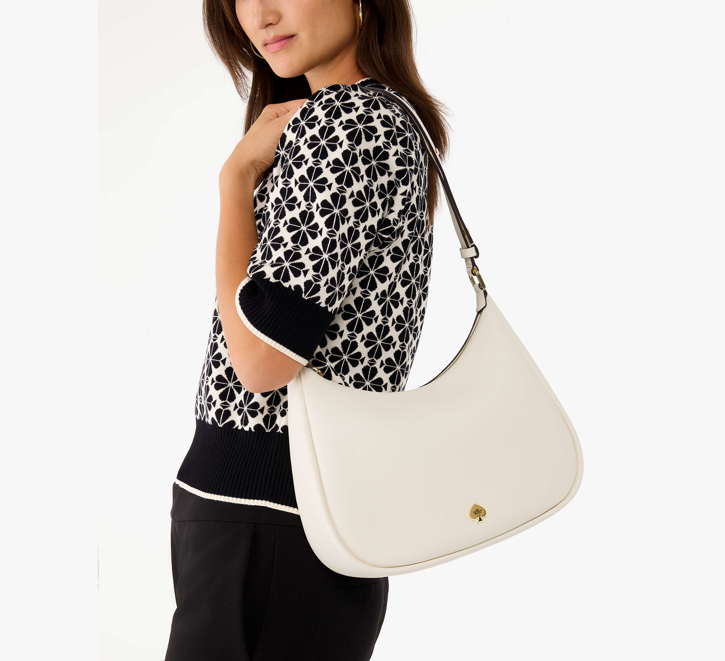 Kate Spade Kayla Large Shoulder Bag Meringue – Kanadadan Kapına