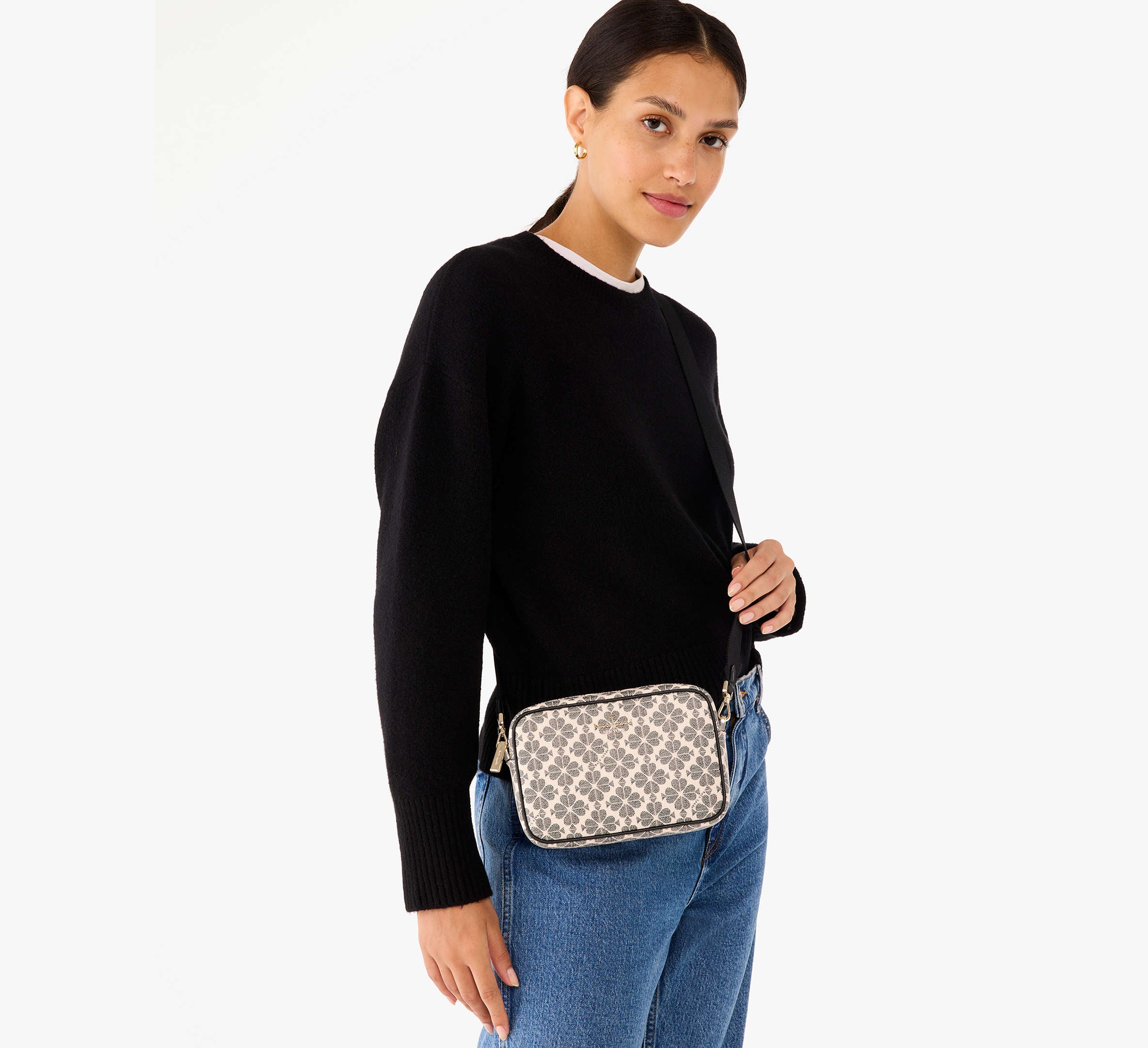 Kate Spade Spade Flower Camera Bag - Black Multi