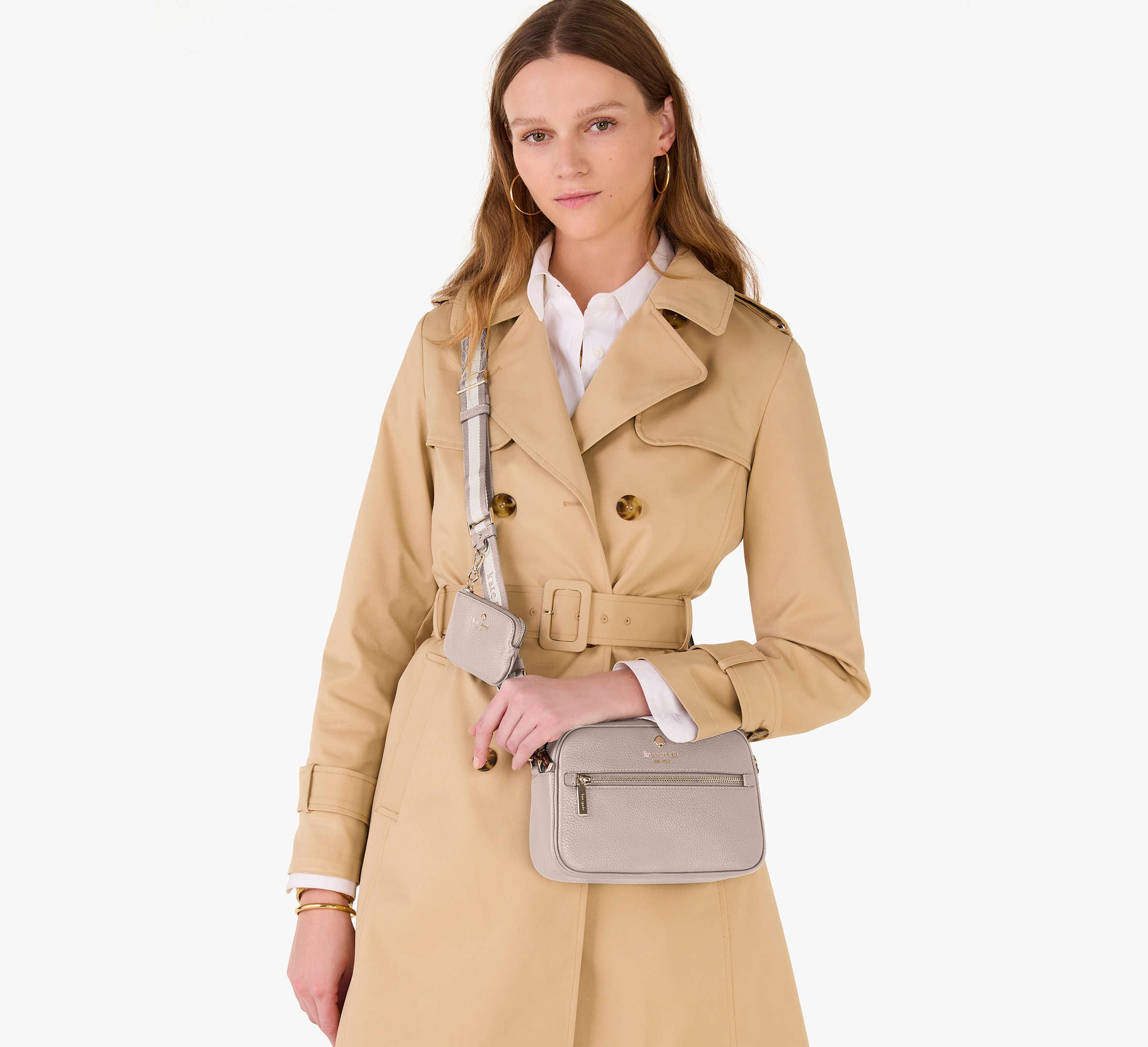 Kate Spade Emma Camera Bag - Cozy Grey