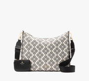 Kate Spade Spade Flower Large Crossbody With Pouch - Black Multi