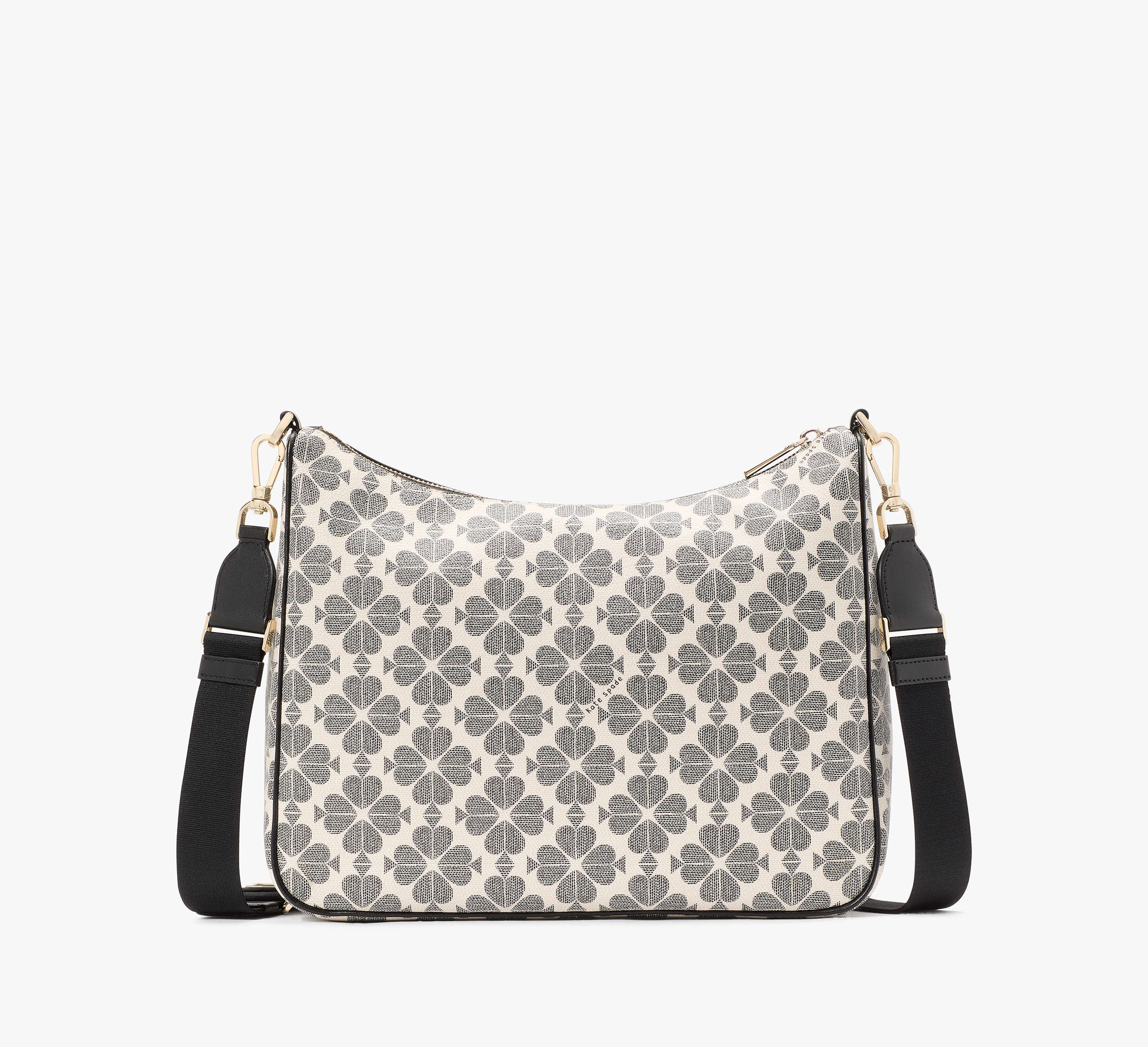 Kate Spade Spade Flower Large Crossbody With Pouch - Black Multi