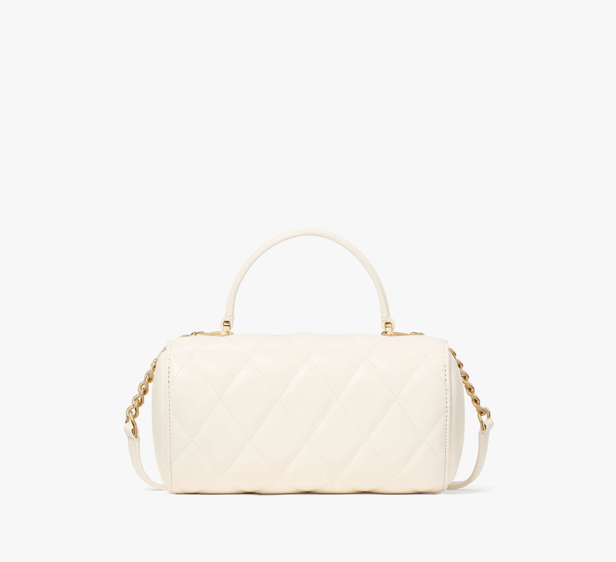 Kate Spade Heart Barrel Quilted Crossbody - Meringue