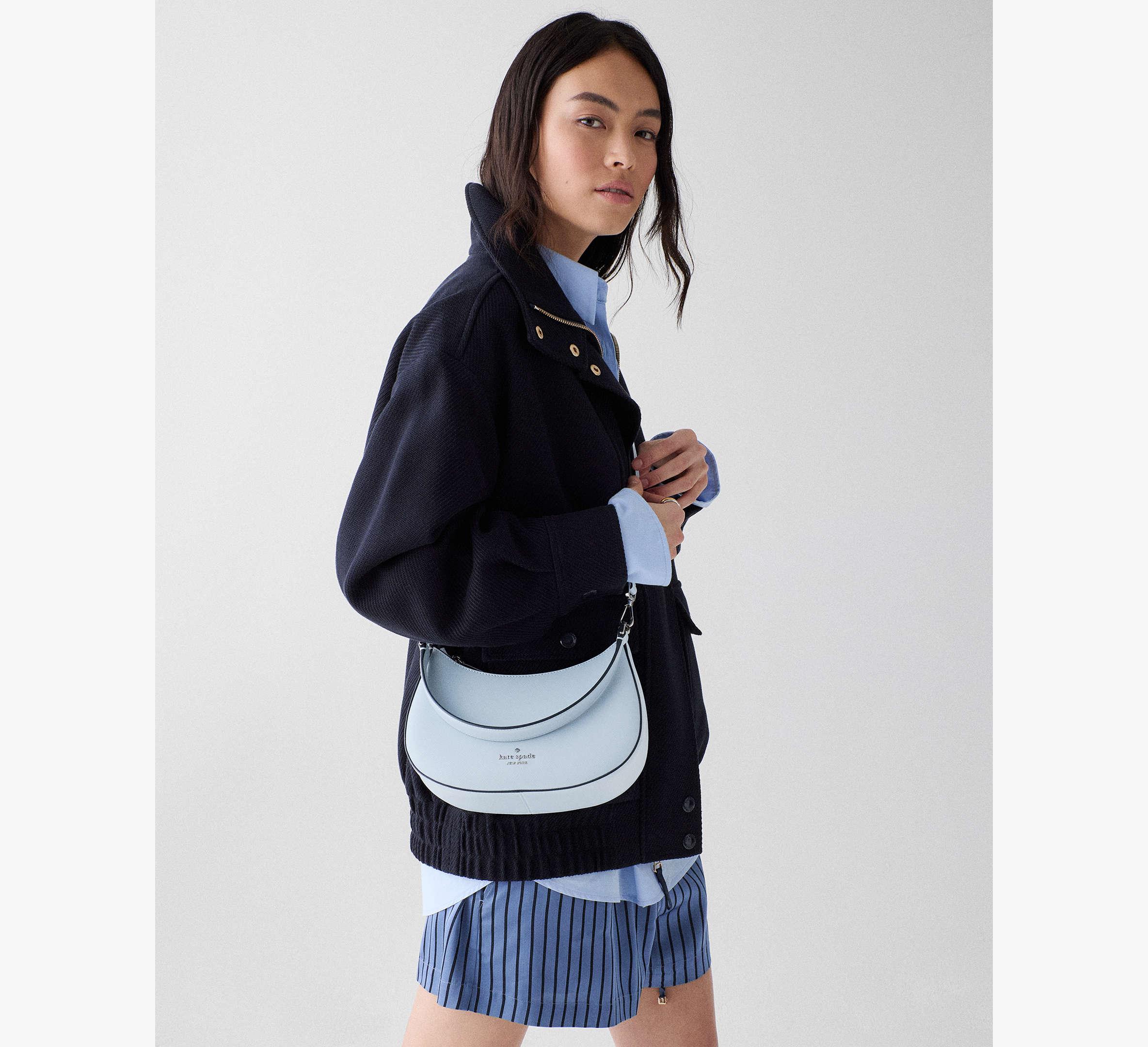 Kate Spade Paige Shoulder Bag-  Pale Sapphirine