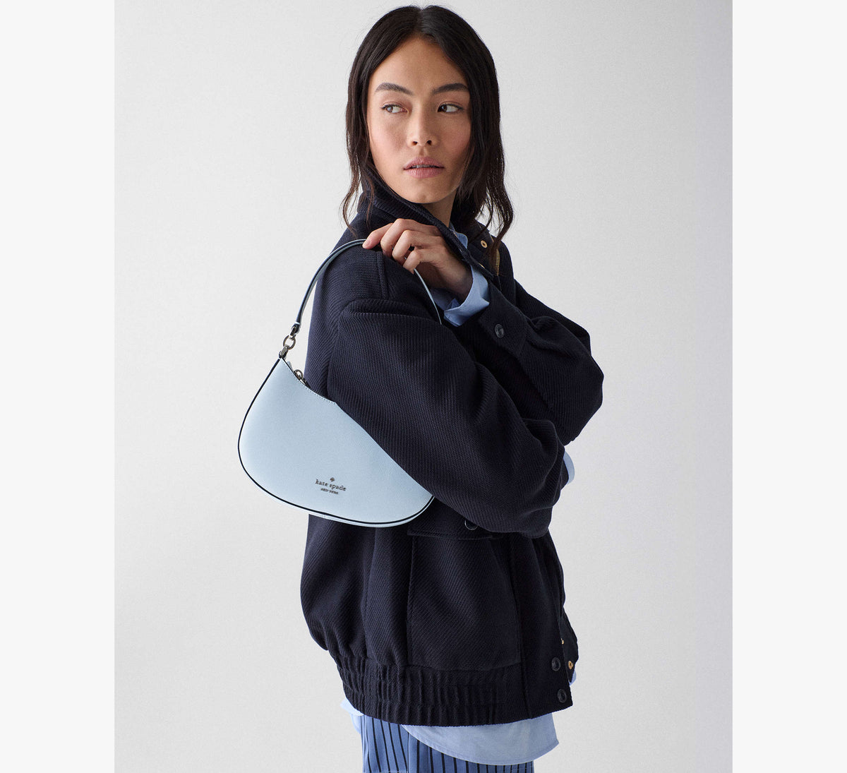 Kate Spade Paige Shoulder Bag-  Pale Sapphirine