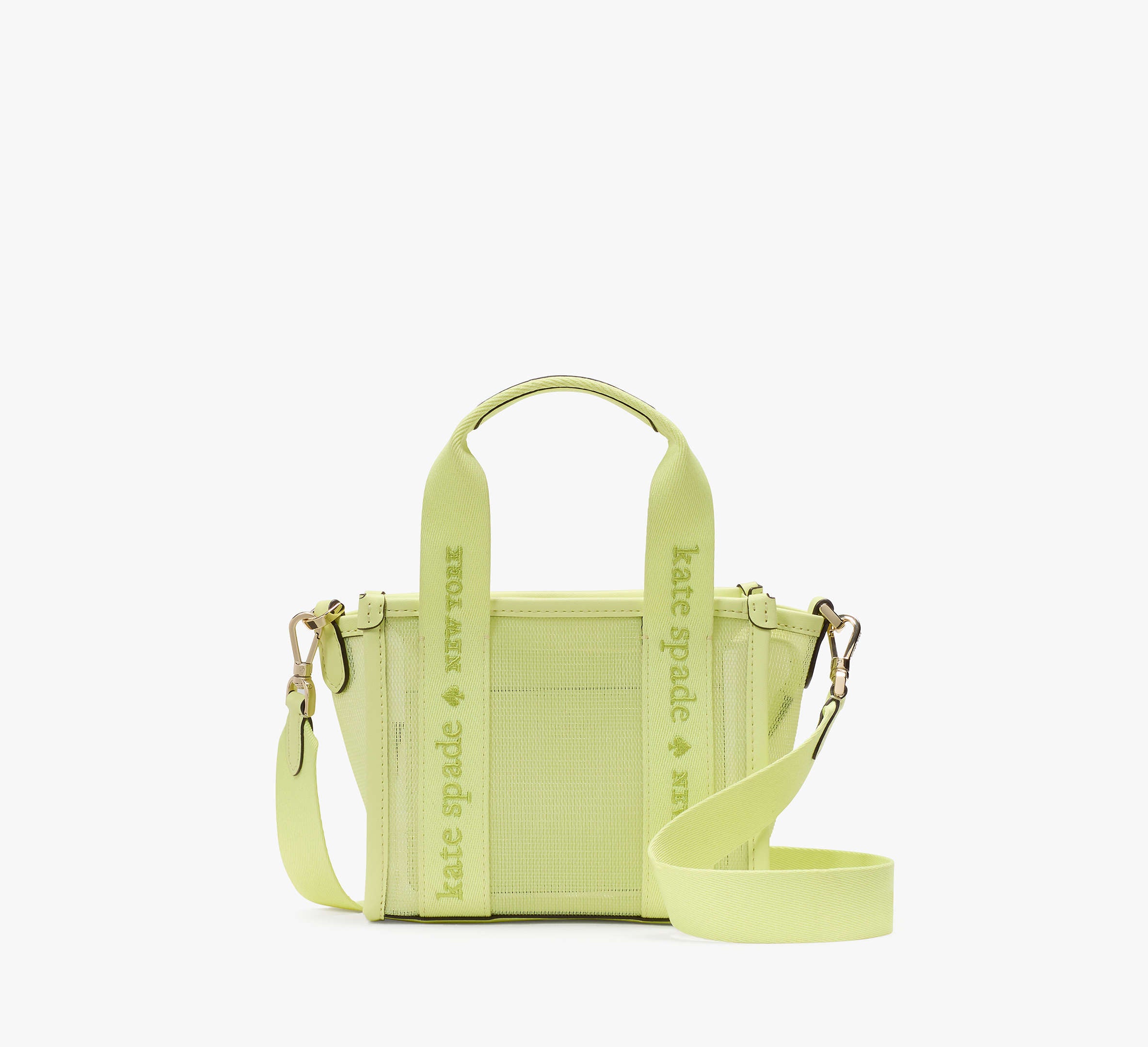 Kate Spade Kip Mesh Mini Tote- Melon Rind – Kanadadan Kapına