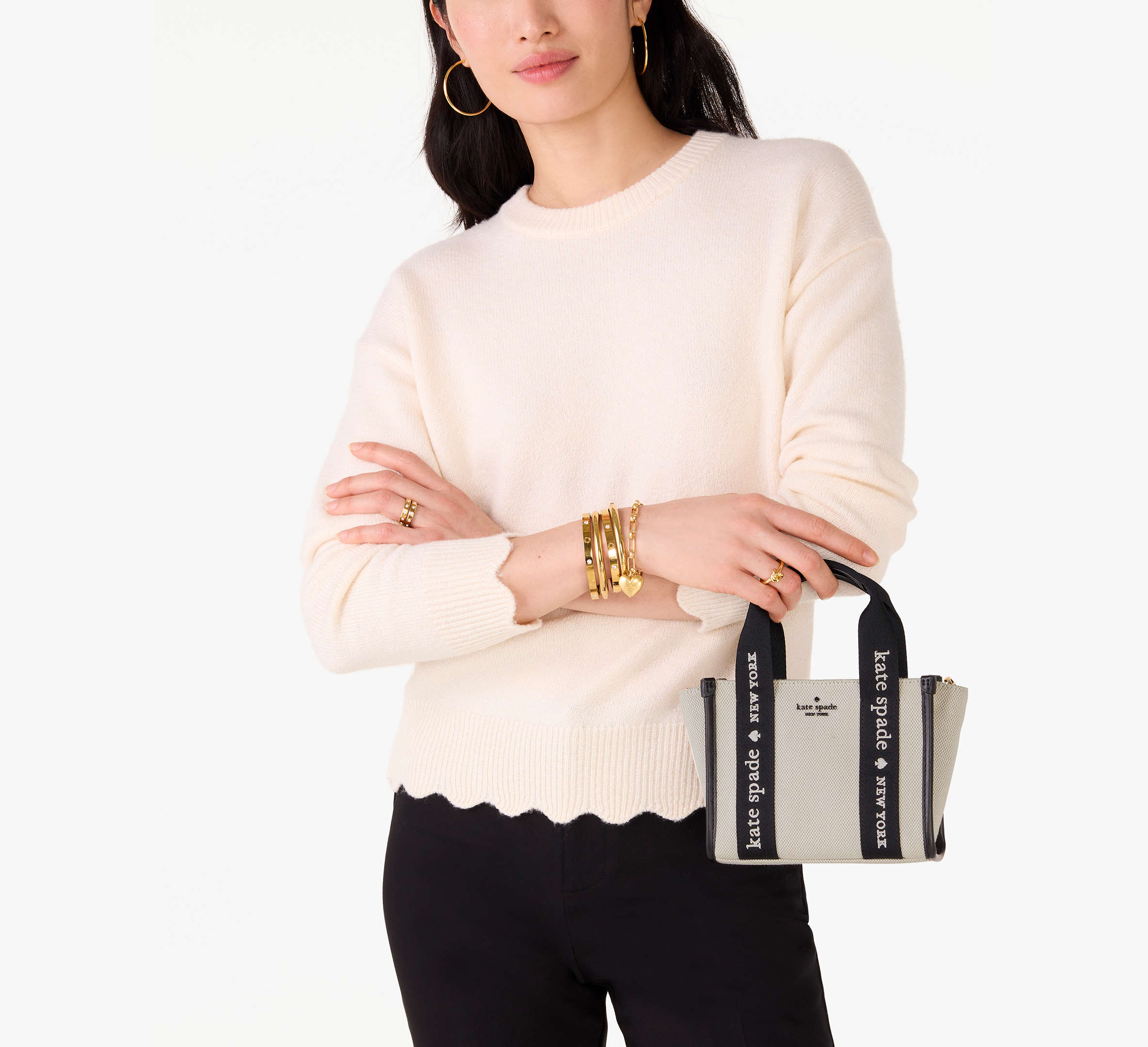 Kate Spade Kip Mini Tote - Natural Multi