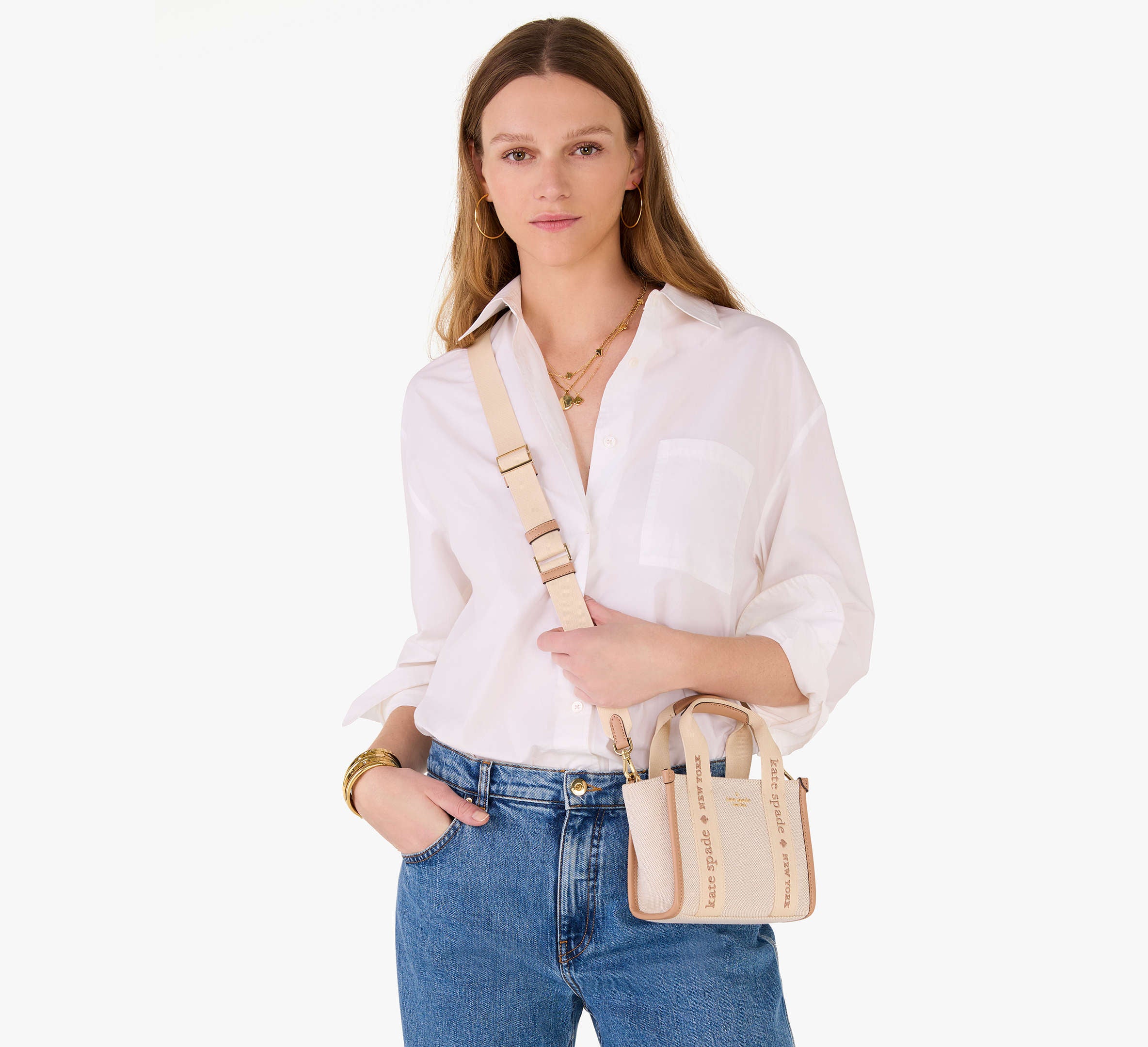 Kate Spade Kip Mini Tote - Light Fawn Multi