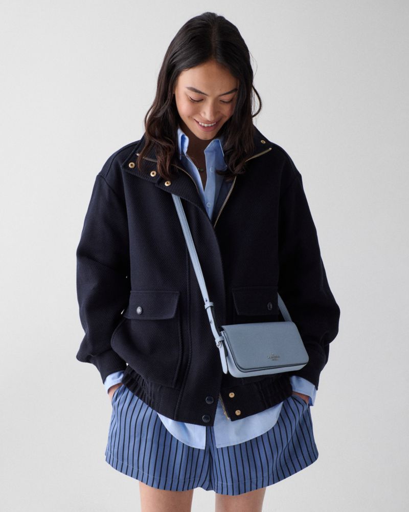 Kate Spade Juliette Mini Crossbody Bag-Muted Blue
