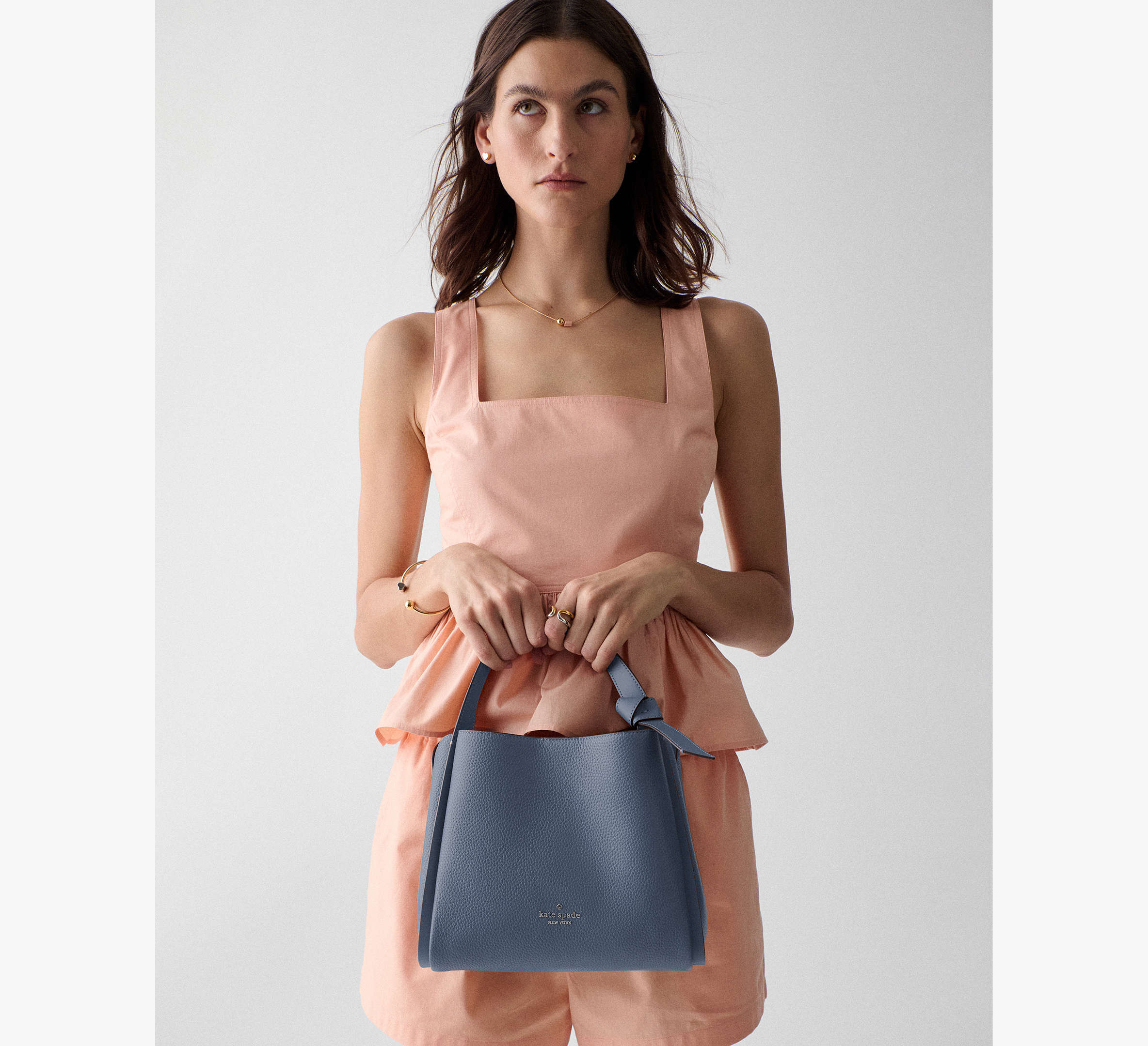 Kate Spade Knott Carryall Bag- Cinder Grey – Kanadadan Kapına