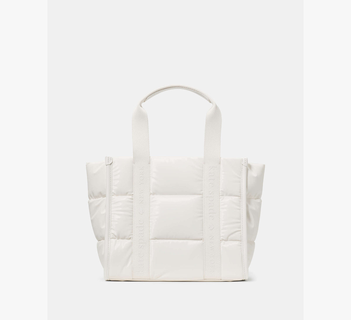 Kate Spade Kip Puffy Small Tote-  Optic White