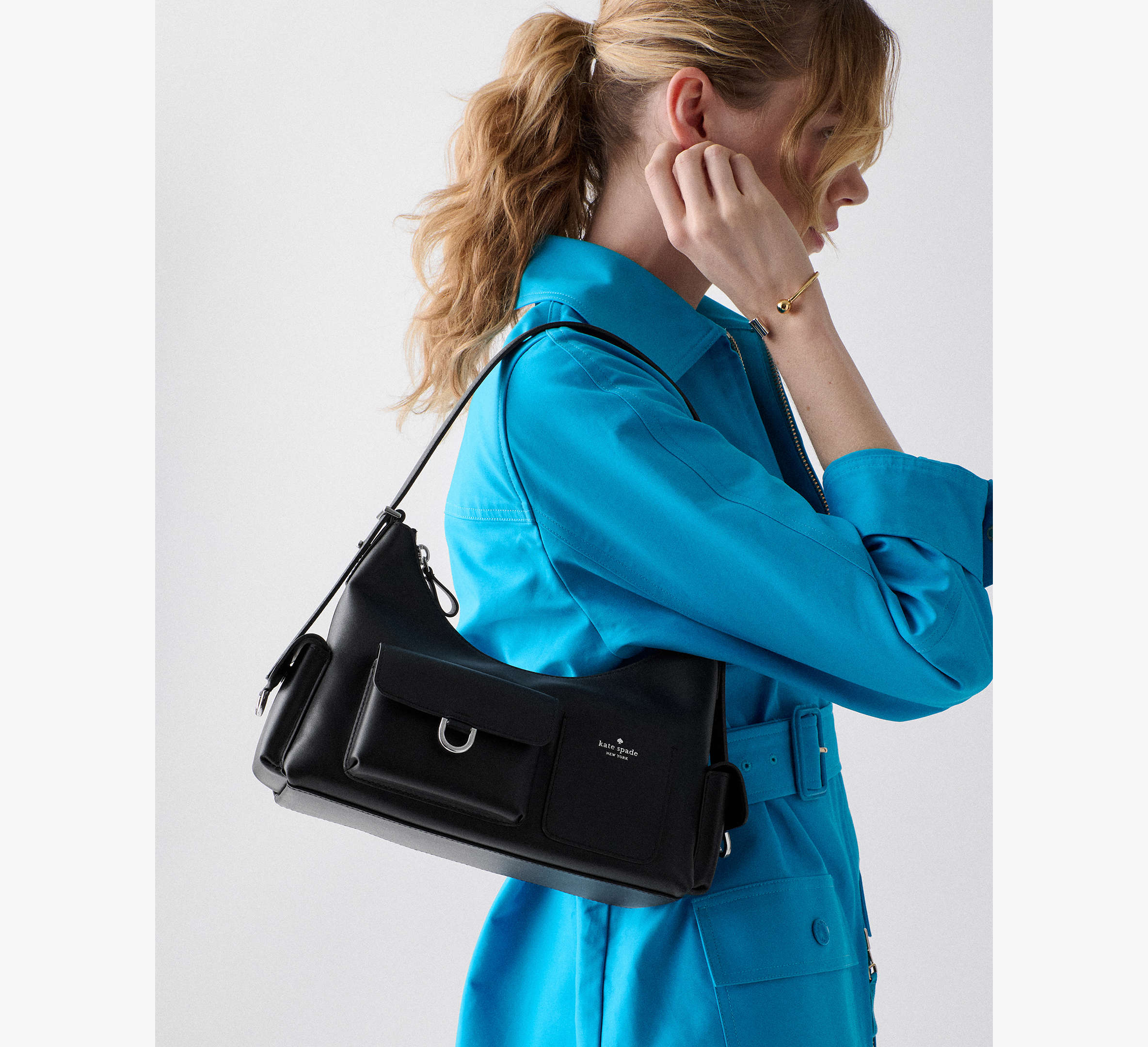 Kate Spade Cargo Shoulder Bag- Black
