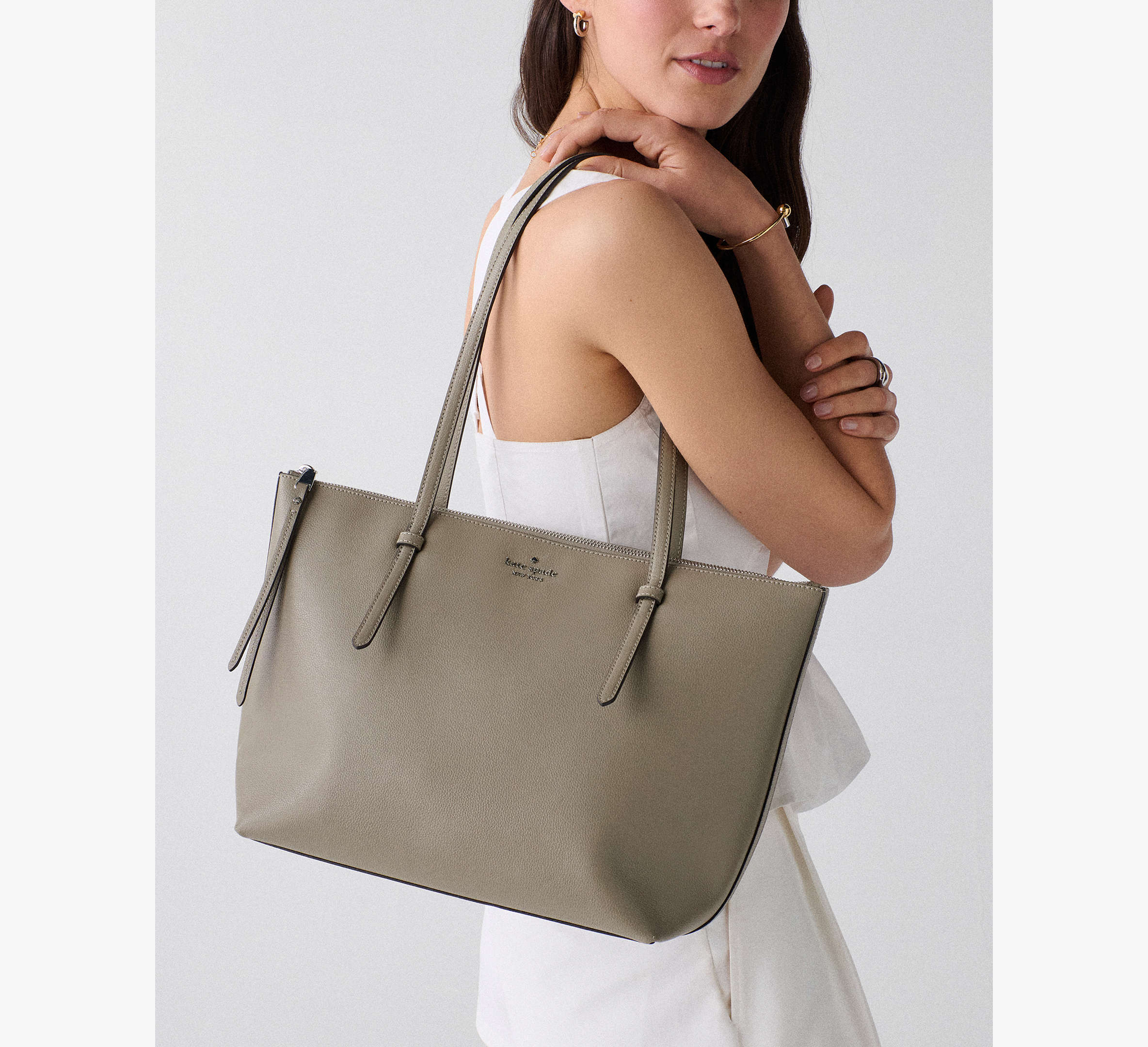 Kate Spade All Day Tote- Oyster Shell