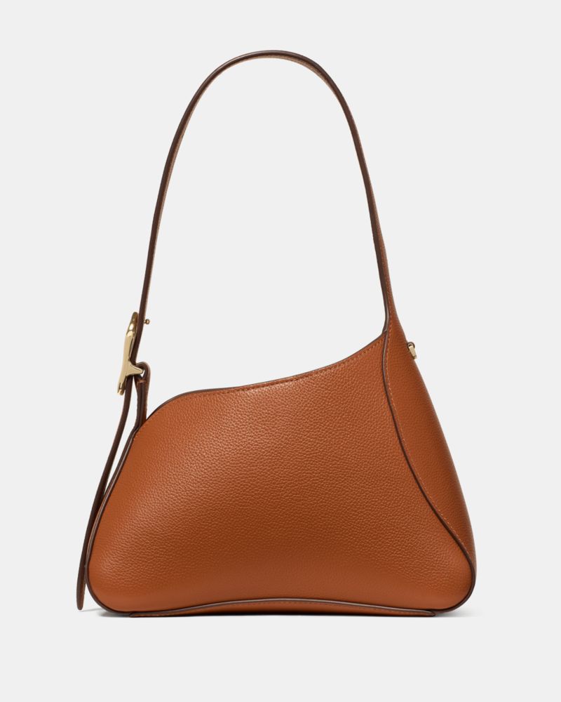 Kate Spade 454 Sculpted Shoulder Bag-Warm Gingerbread