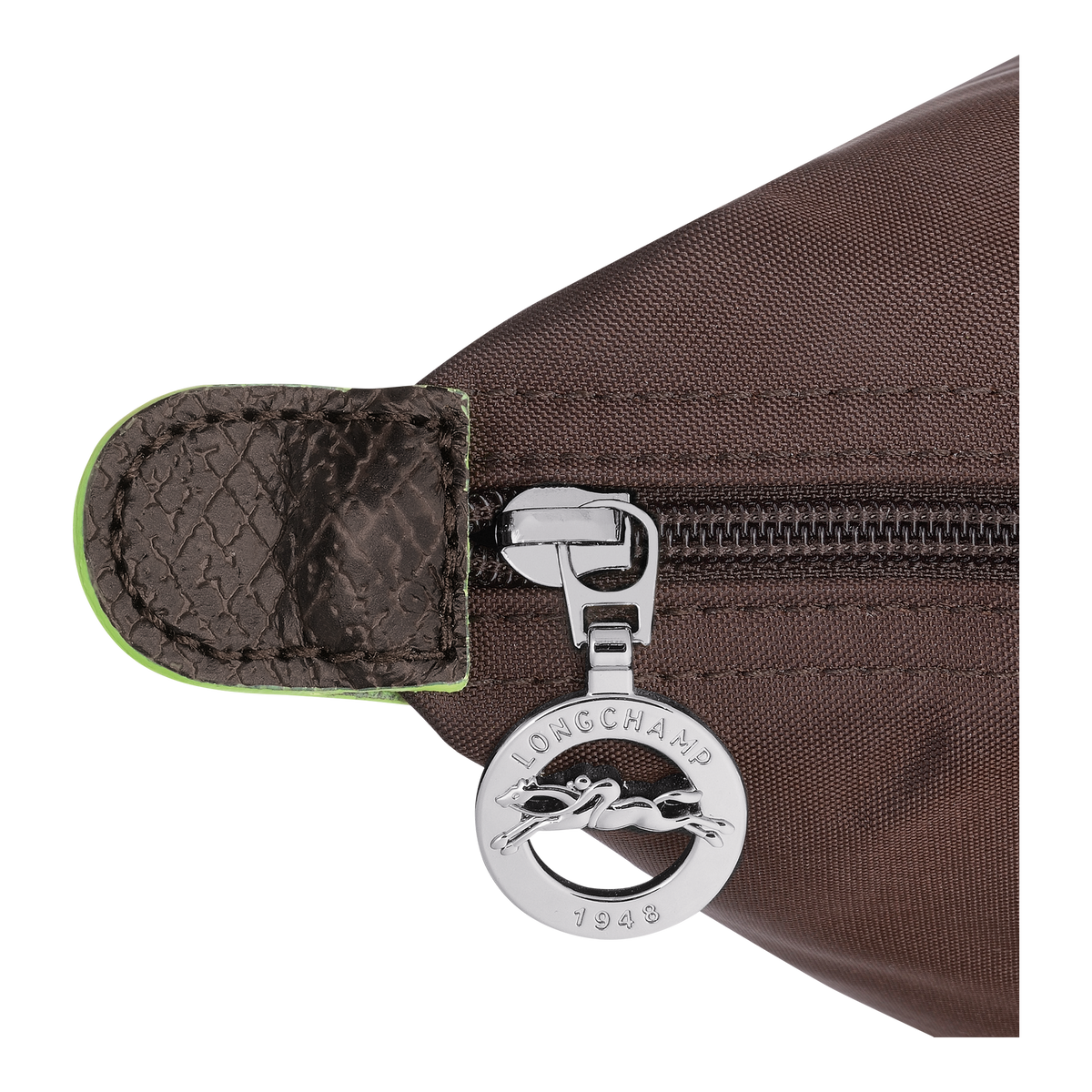 Longchamp Le Pliage Green S Handbag Mocha