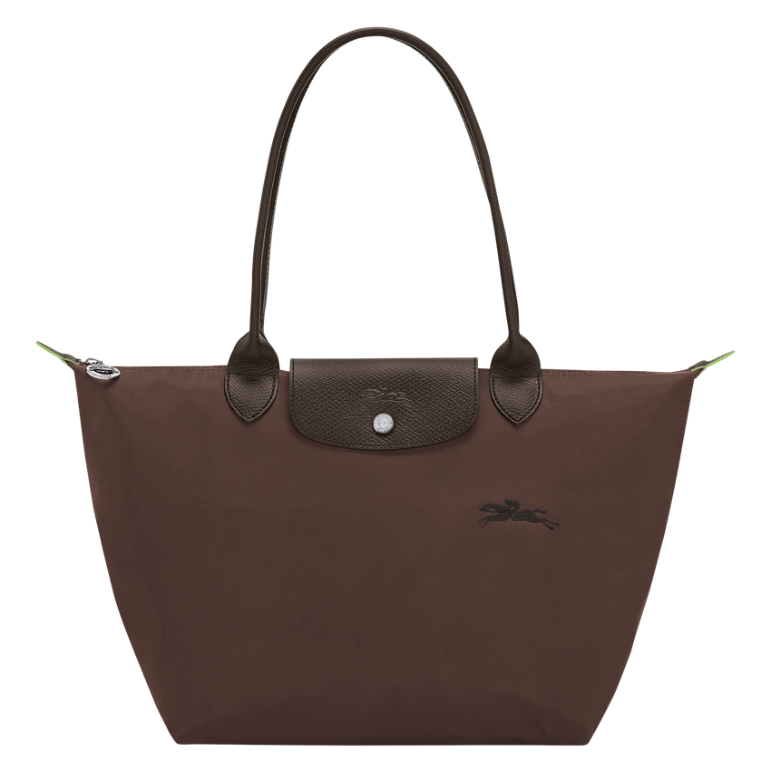 Longchamp Le Pliage Green M Tote Bag  Mocha