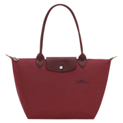 Longchamp Le Pliage Green M Tote bag Pomegranate - Recycled canvas