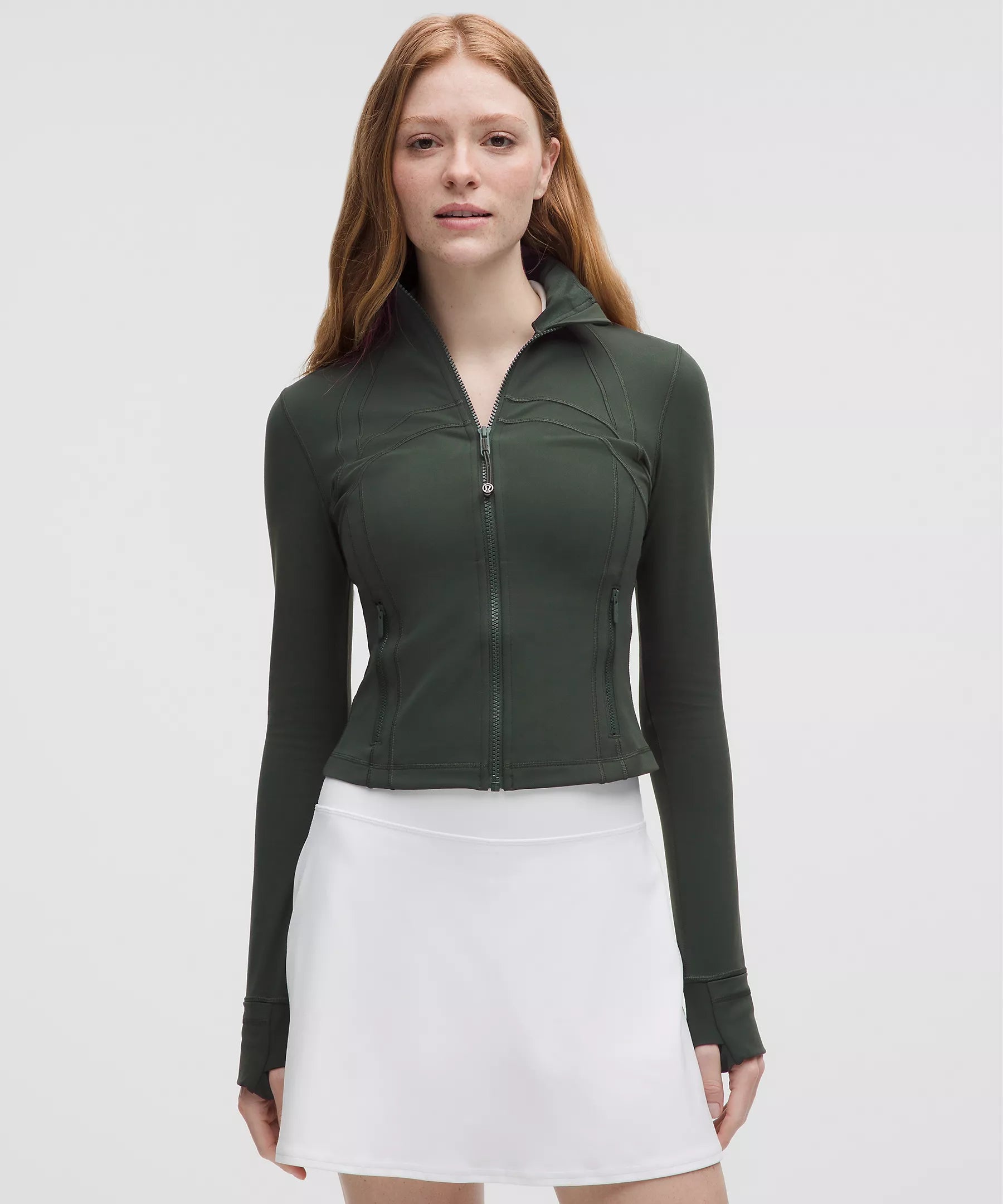Lululemon Define Cropped Jacket Nulu Rainforest Green Kanadadan Kap na Lululemon Define Cropped Jacket Nulu Rainforest Green Kanadadan Kap Na