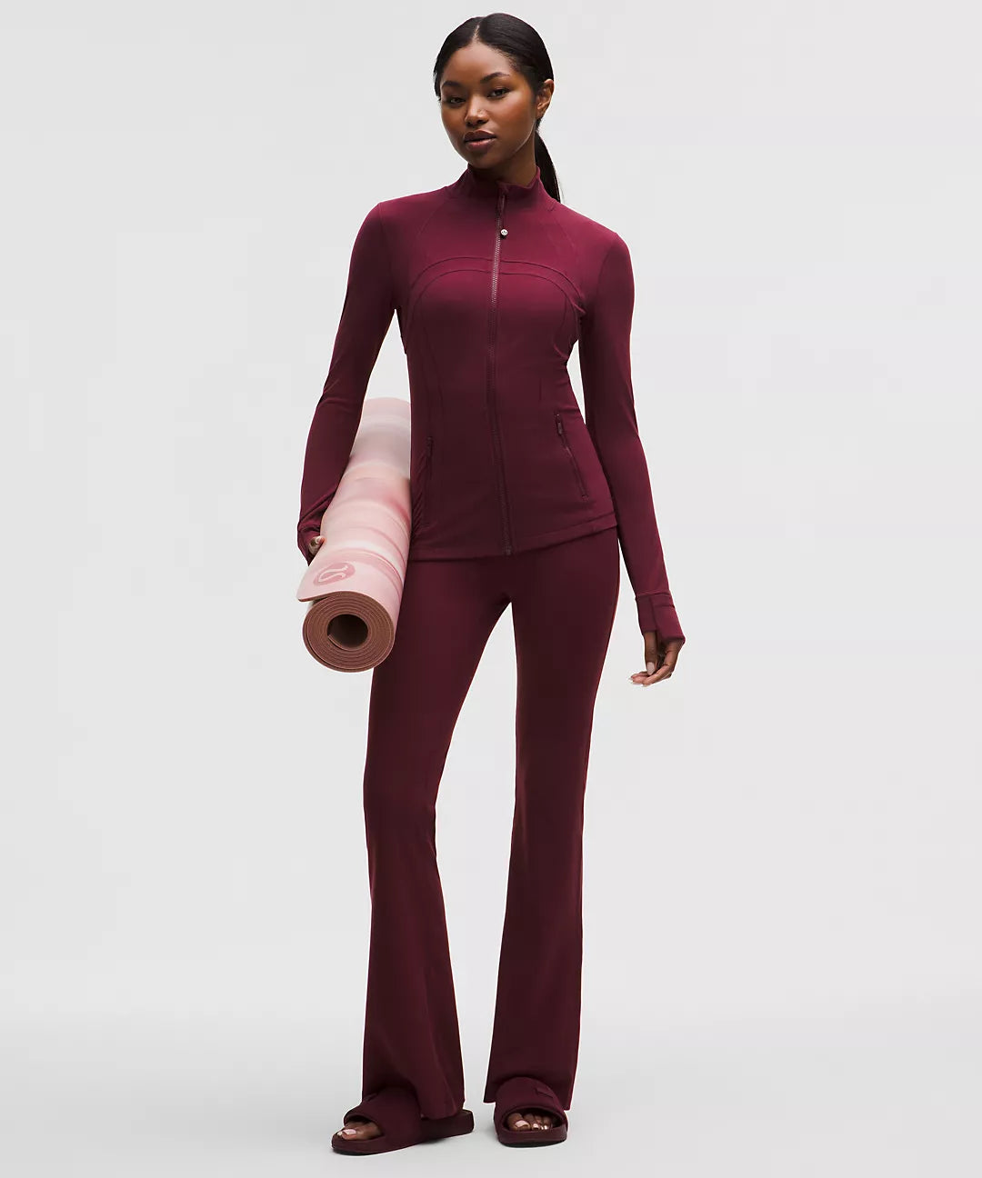 Lululemon Define Jacket Nulu-Burgundy Bay