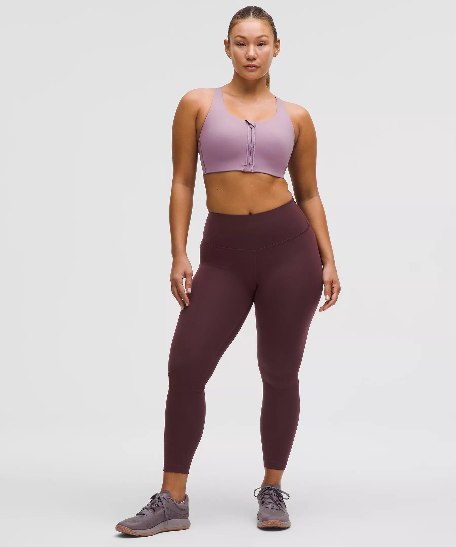 Lululemon  Wunder Train Contour Fit High-Rise Tight 25" Goodnight Plum