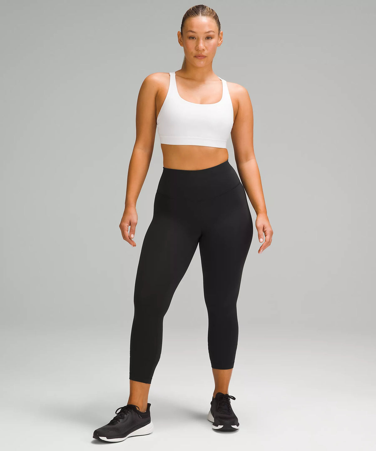Lululemon  Wunder Train Contour Fit High-Rise Tight 25"  -  Black