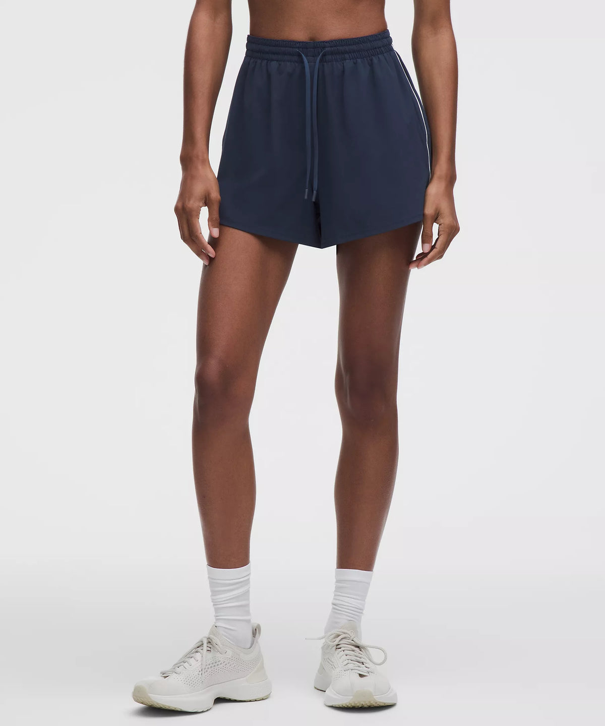 Lululemon Court Rival High-Rise Short 3 -Club Blue/White