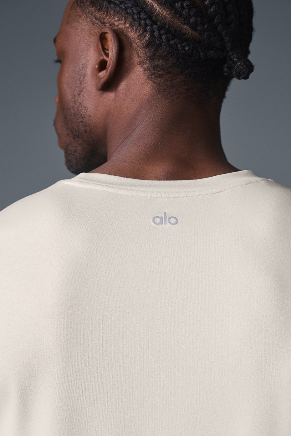 Alo Yoga Men's Conquer Reform Crewneck Short Sleeve - Bone