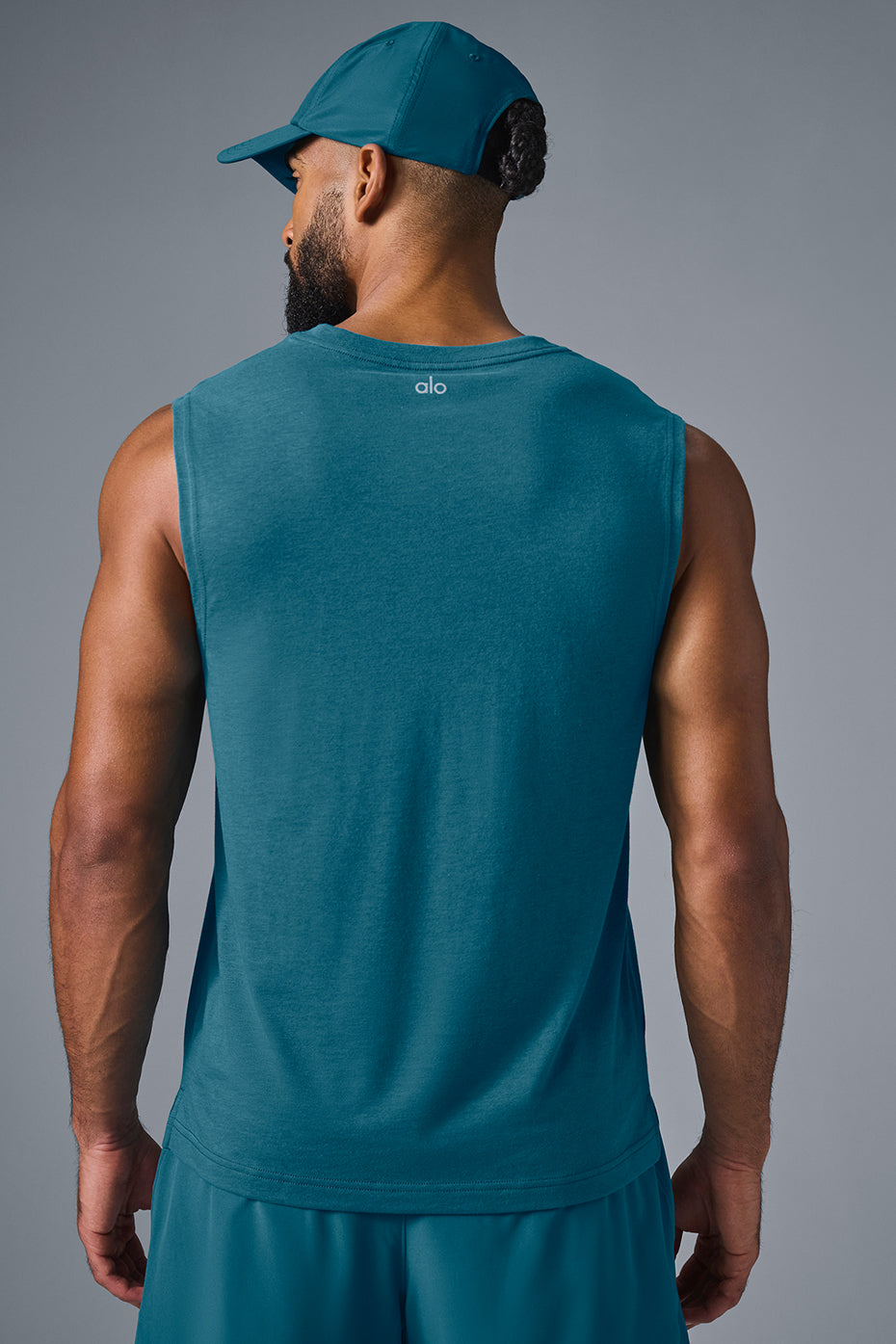 Alo Yoga Men's The Triumph Muscle Tank - Oceanic Teal