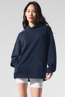 Alo Yoga Women's Chill Hoodie  -  Navy
