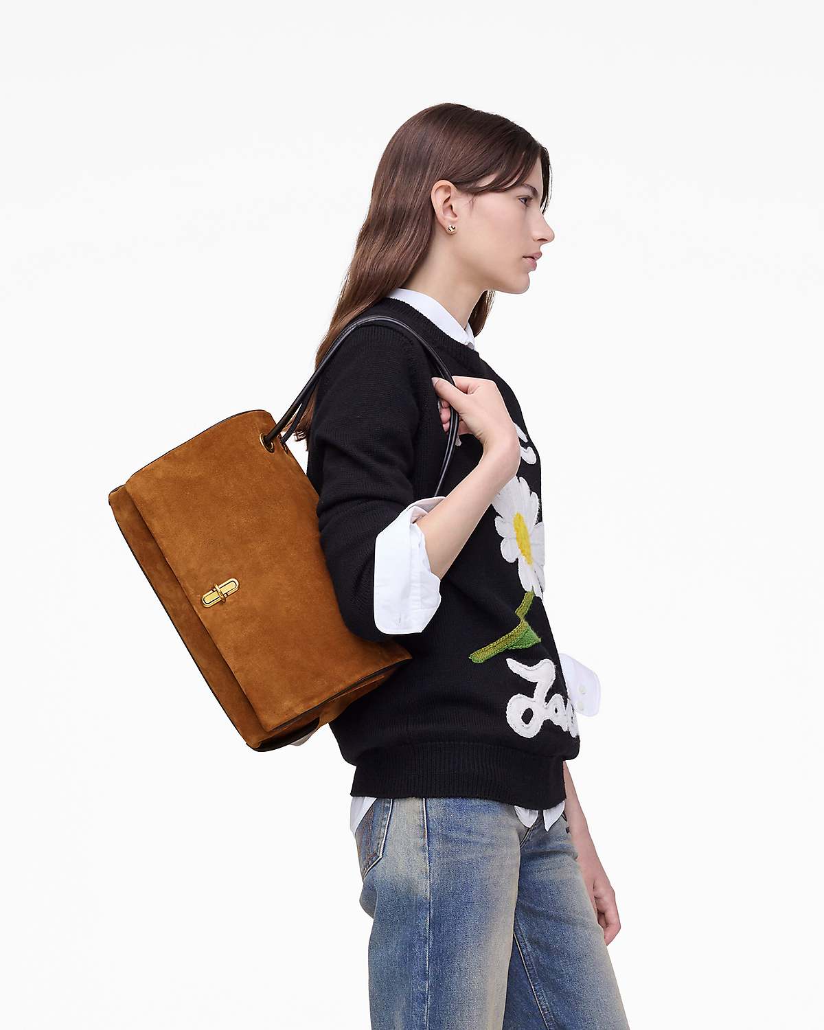 Marc Jacobs The Suede Large Dual - copper