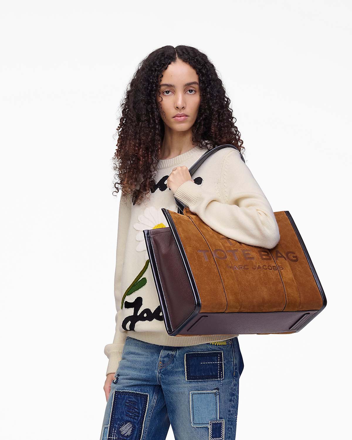 Marc Jacobs The Suede Large Tote Bag - Copper