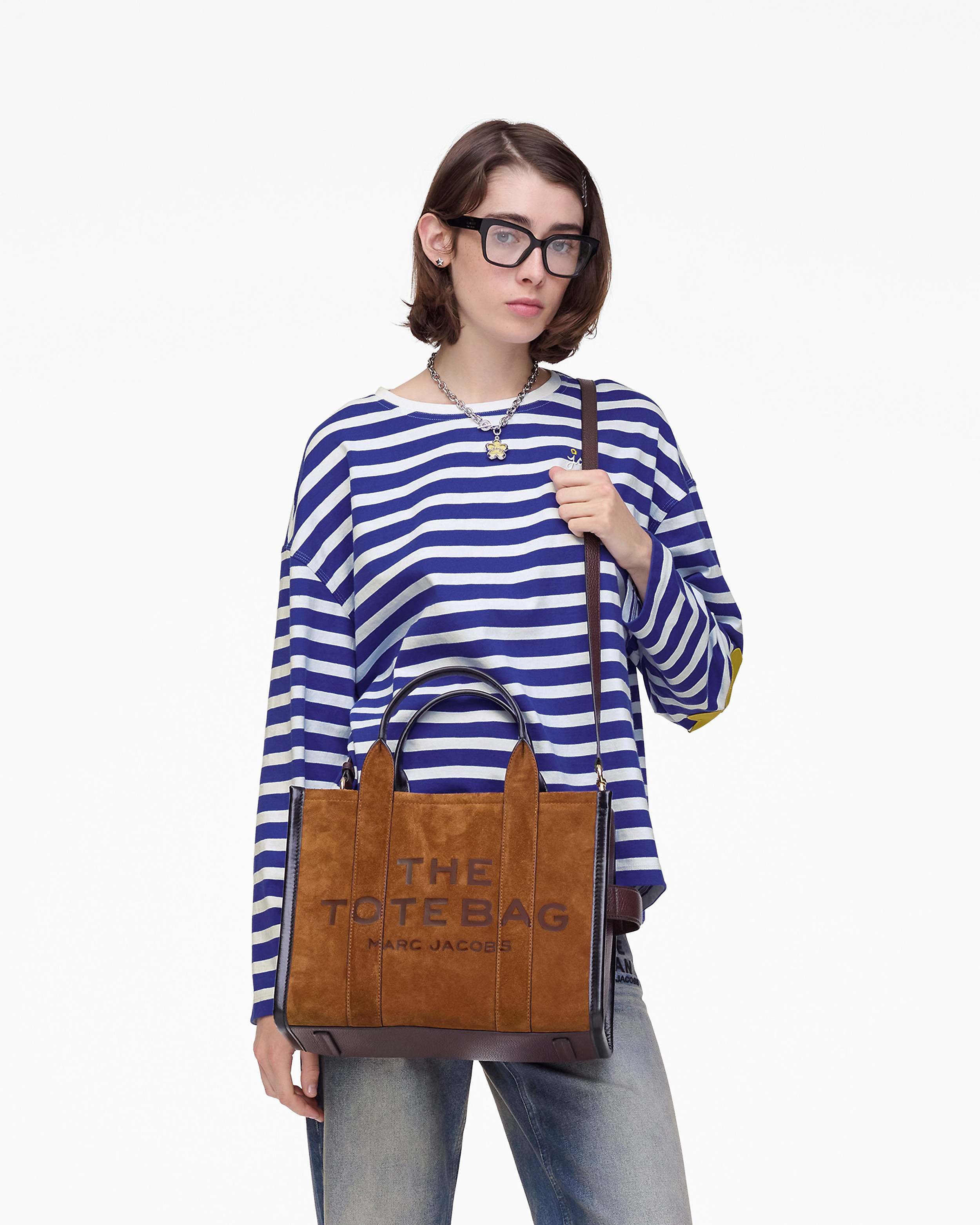 Marc Jacobs The Suede Medium Tote Bag-Copper