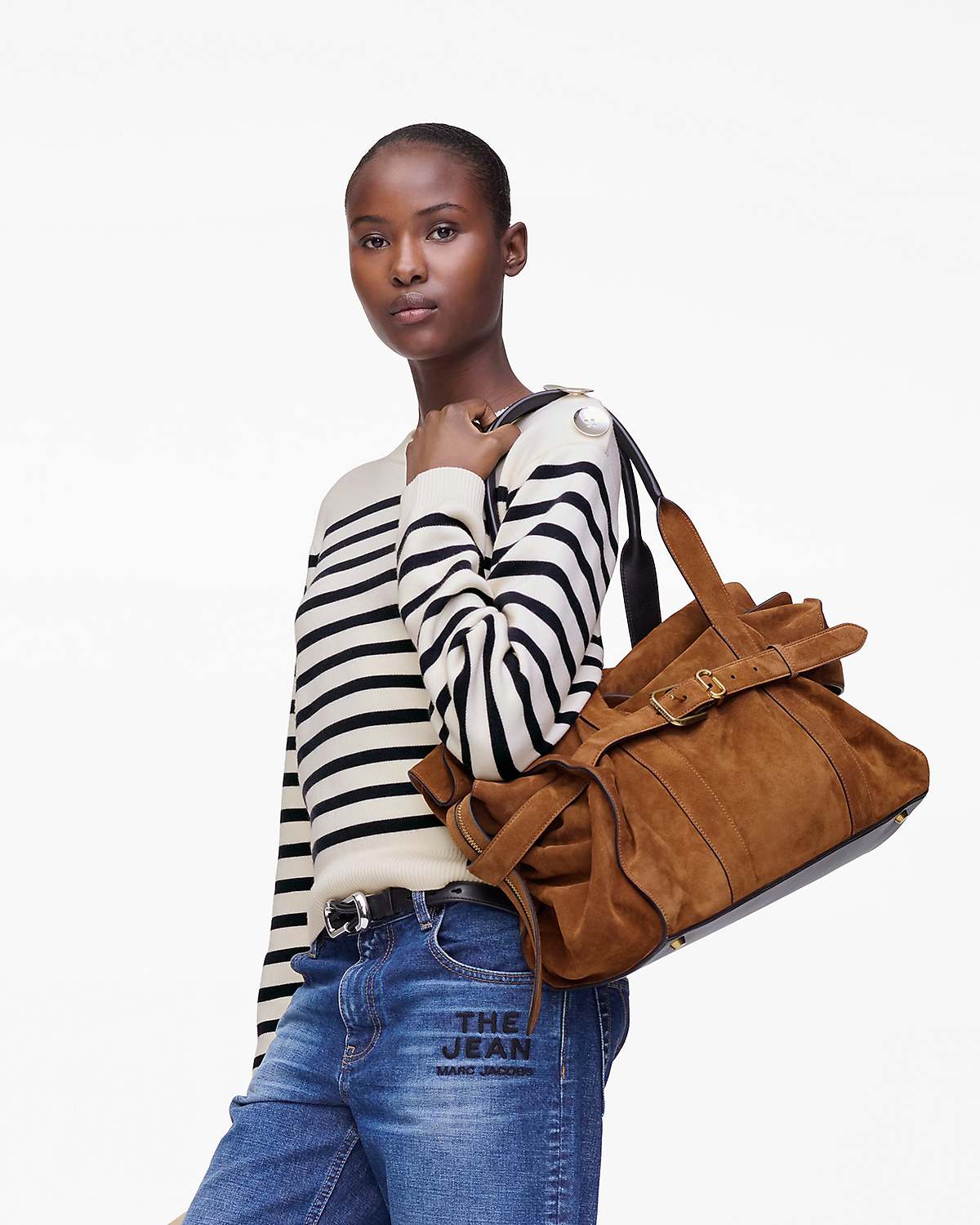 Marc Jacobs The Suede Dakota Tote - copper